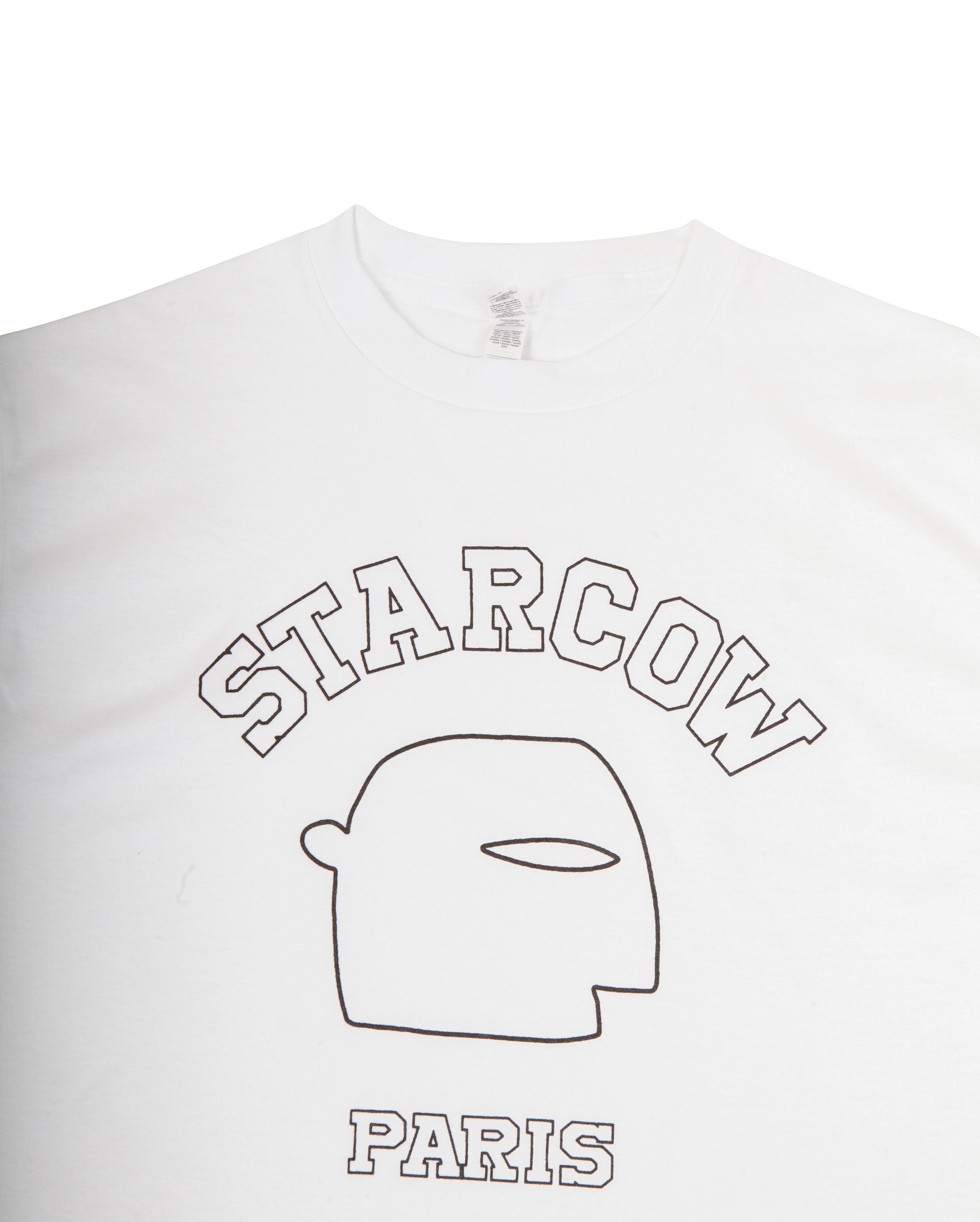 Tee White Logo Head Black - Starcowparis - 2