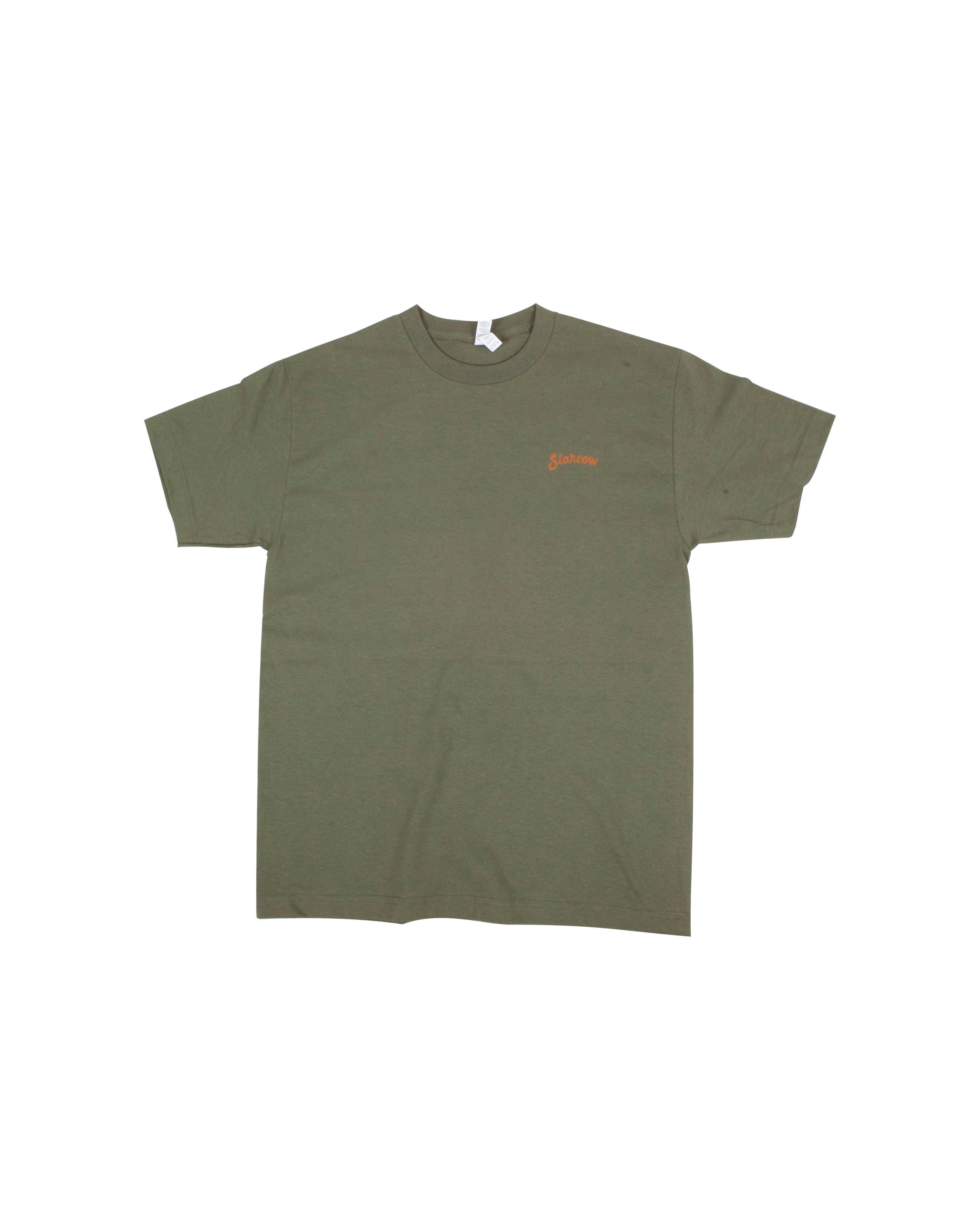 Tee Olive Logo Head Brown - Starcowparis - 1