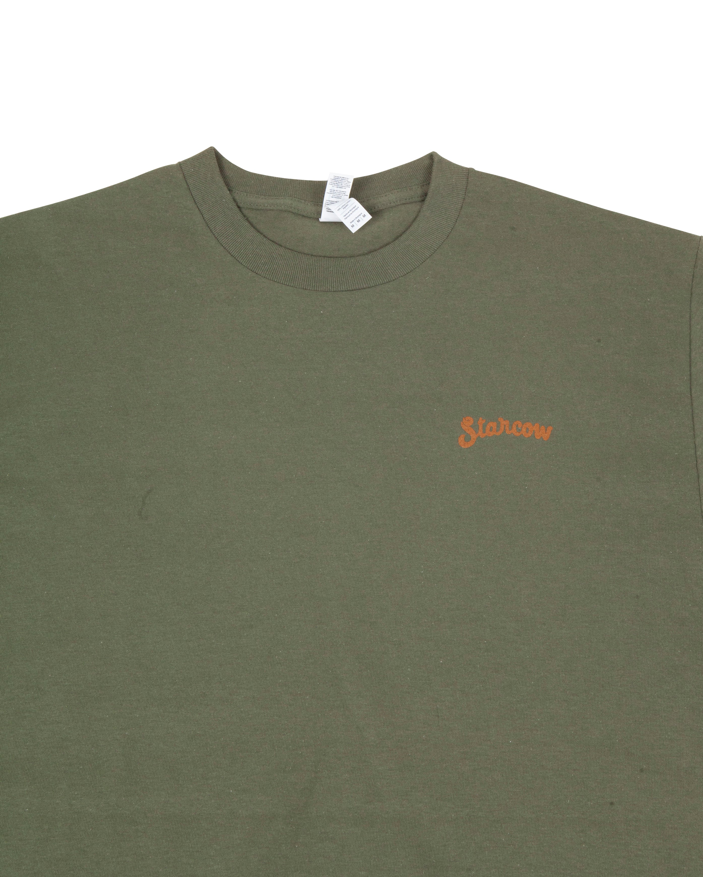 Tee Olive Logo Head Brown - Starcowparis - 2