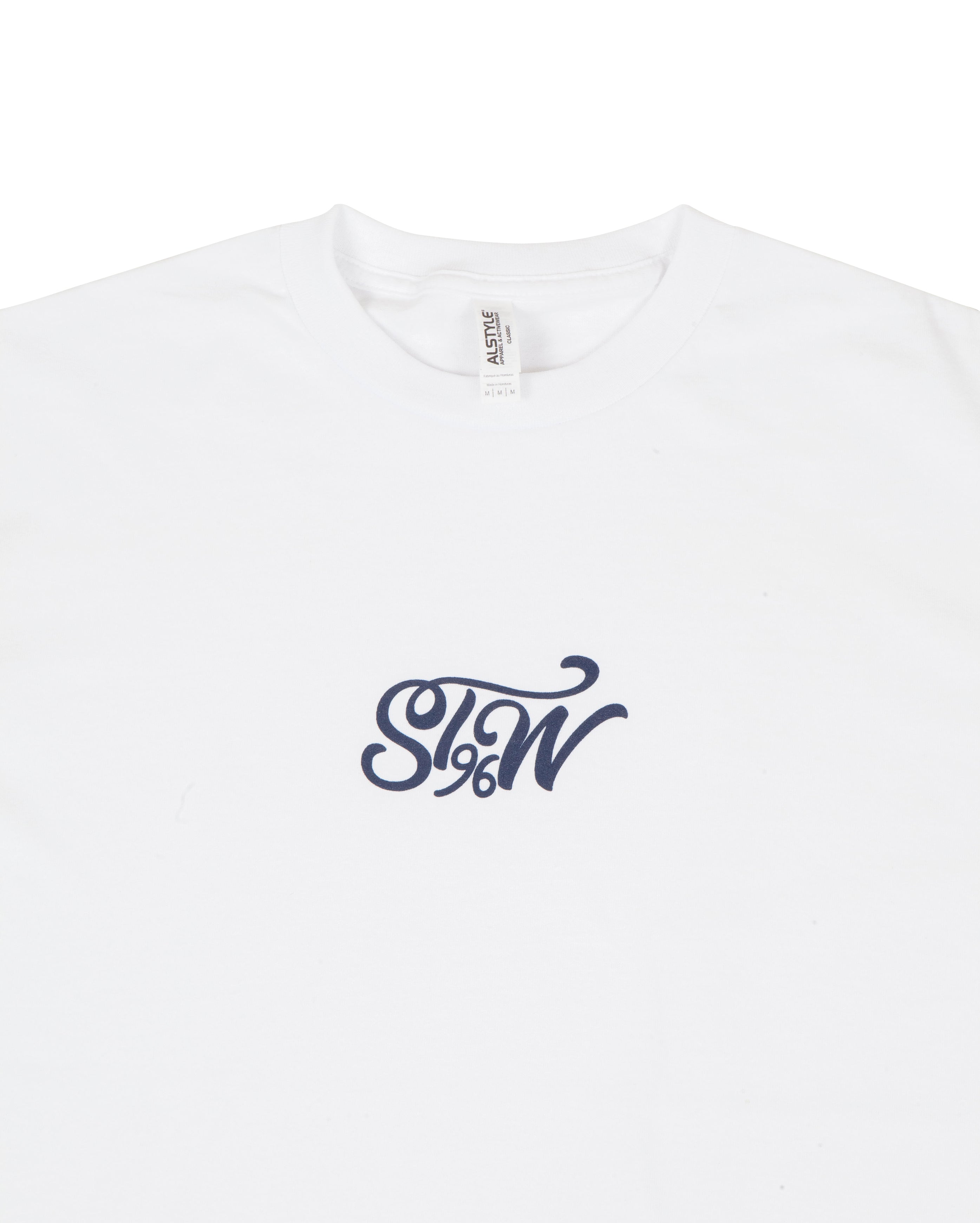 Tee White Logo Script 96 Navy - Starcowparis
