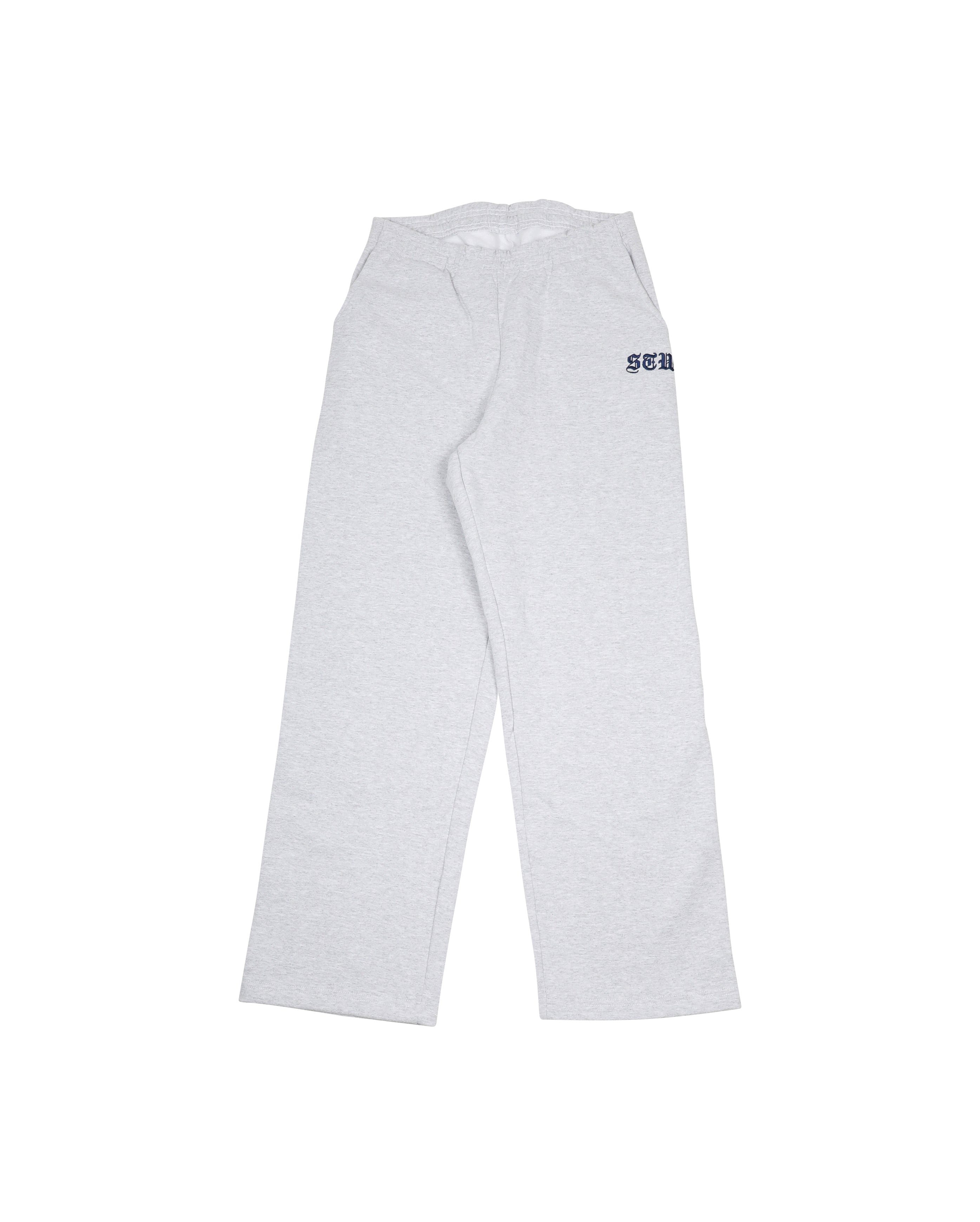 Starcow-Wide Pant Heather Grey STW Embroidered-Starcowparis