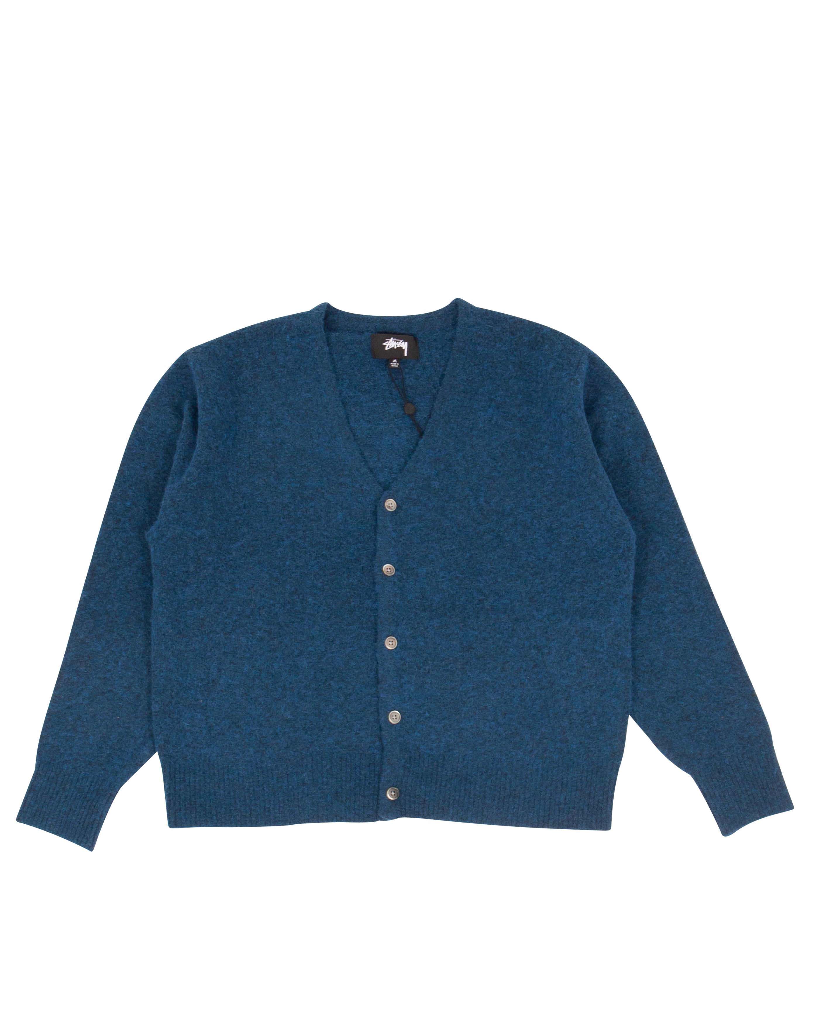 Brushed Cardigan Blue