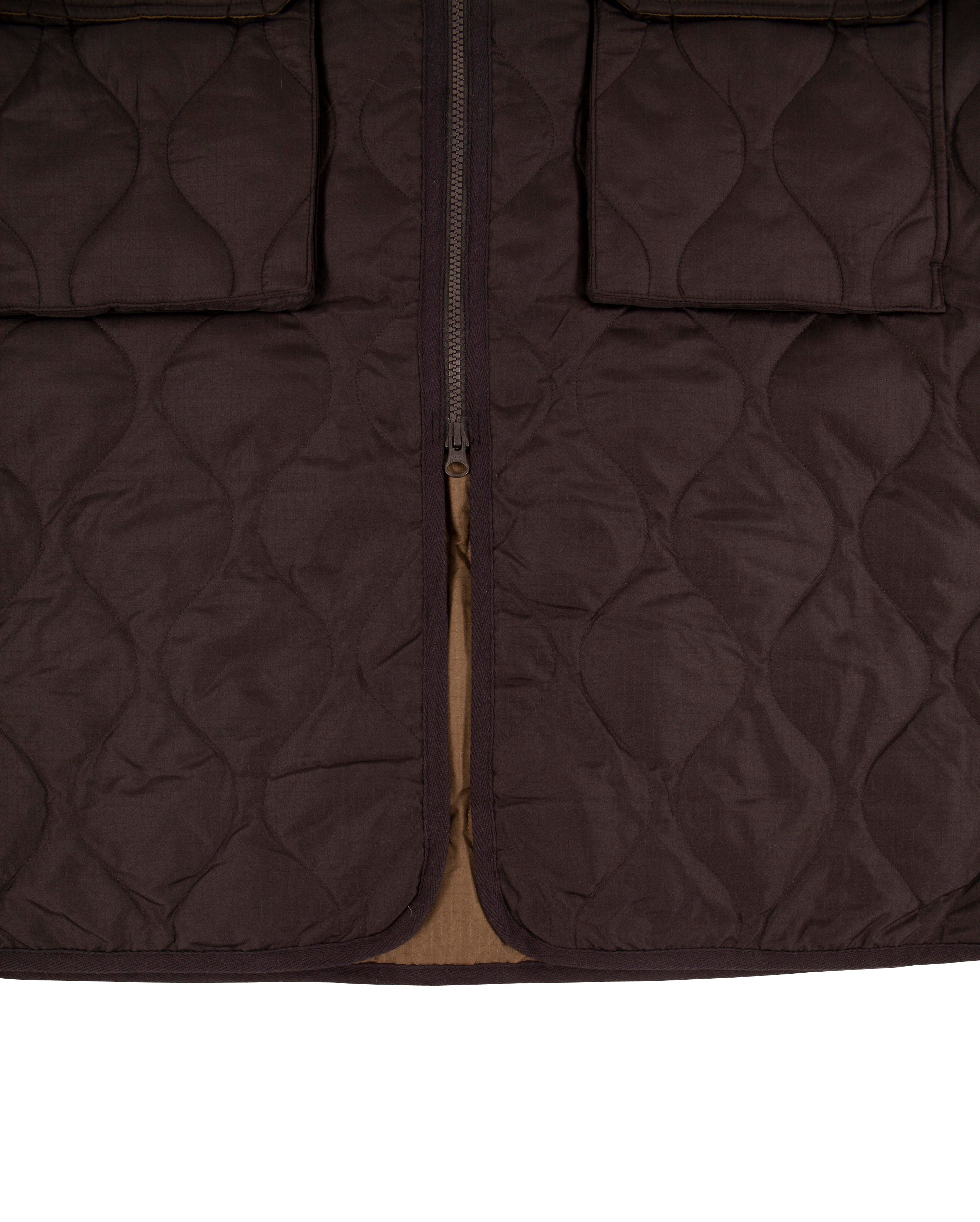 Military V Neck Zip Down Coat Black - Starcowparis - 4