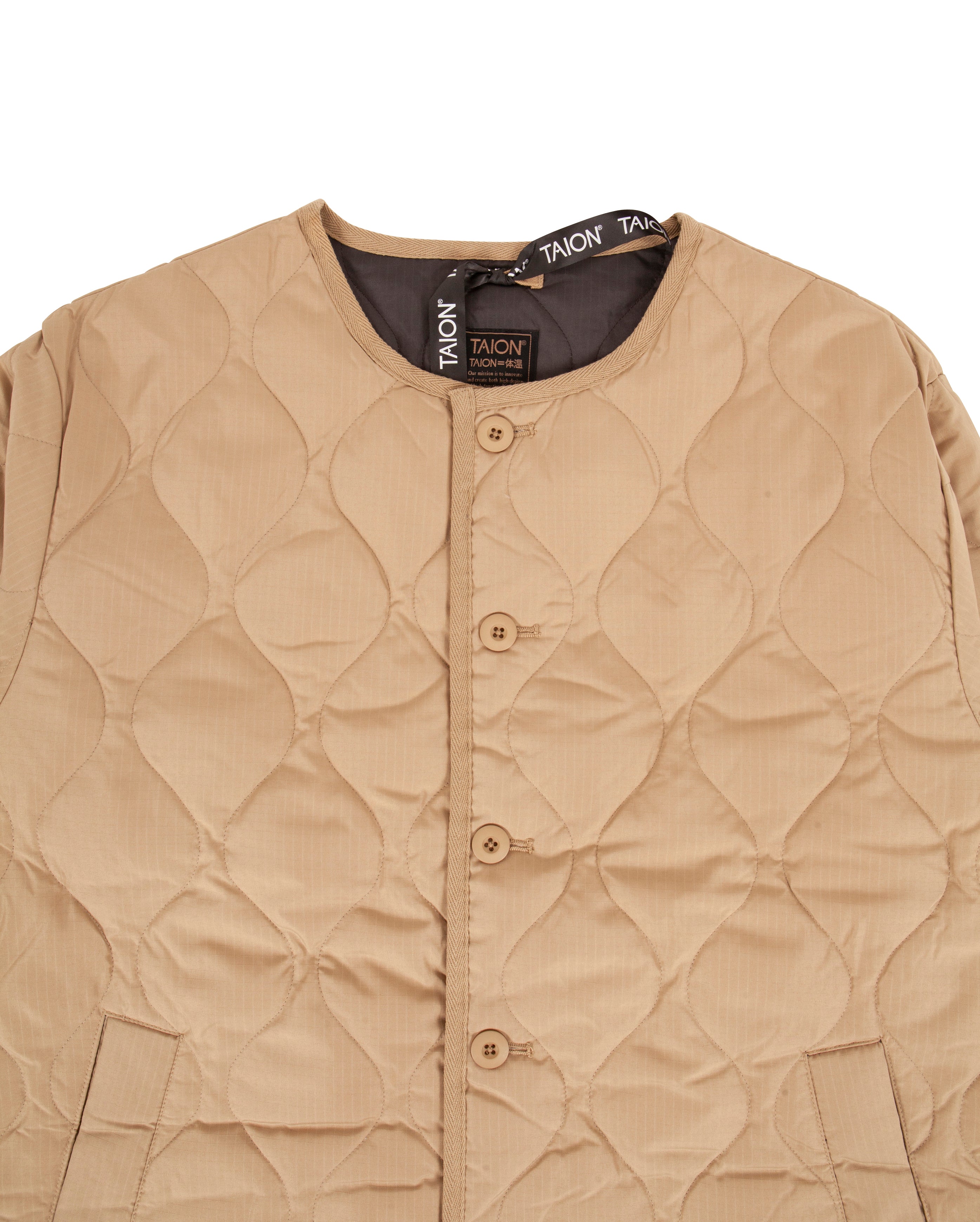 Military Crewneck Down Coat Coyote - Starcowparis - Starcowparis - 2