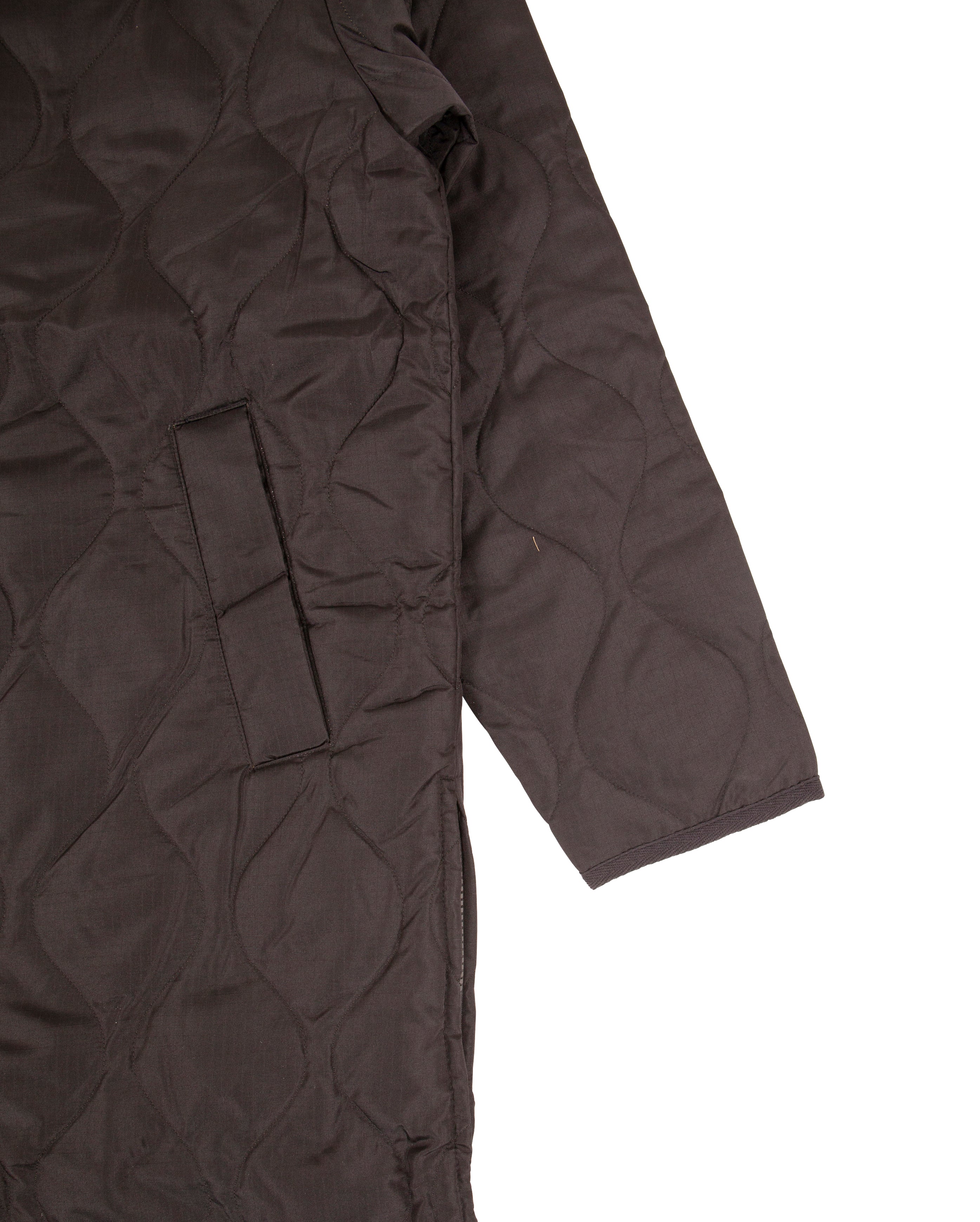 Military Crewneck Down Coat Black - Starcowparis - 3