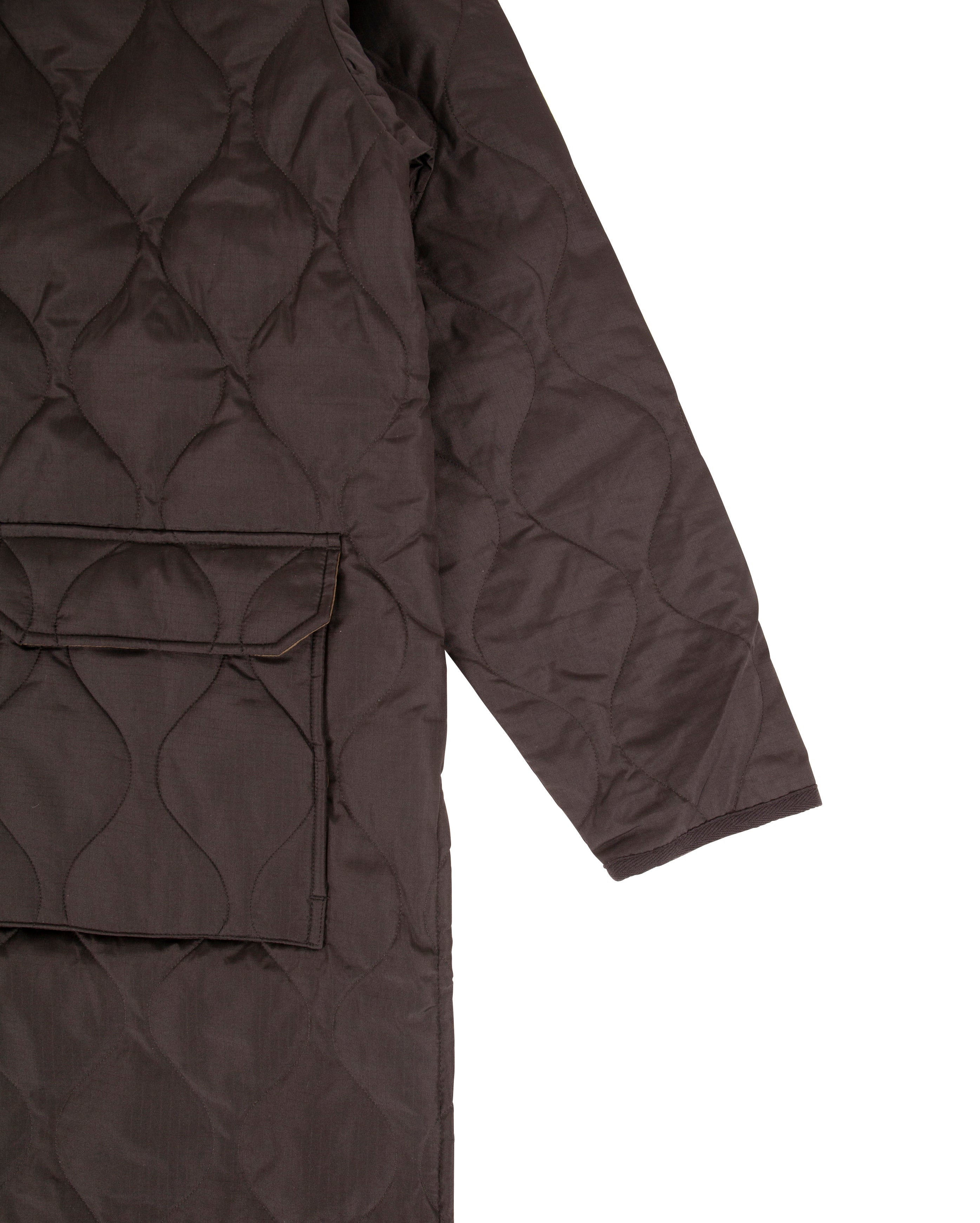 Military Hoodie Down Coat Black - Starcowparis - 3
