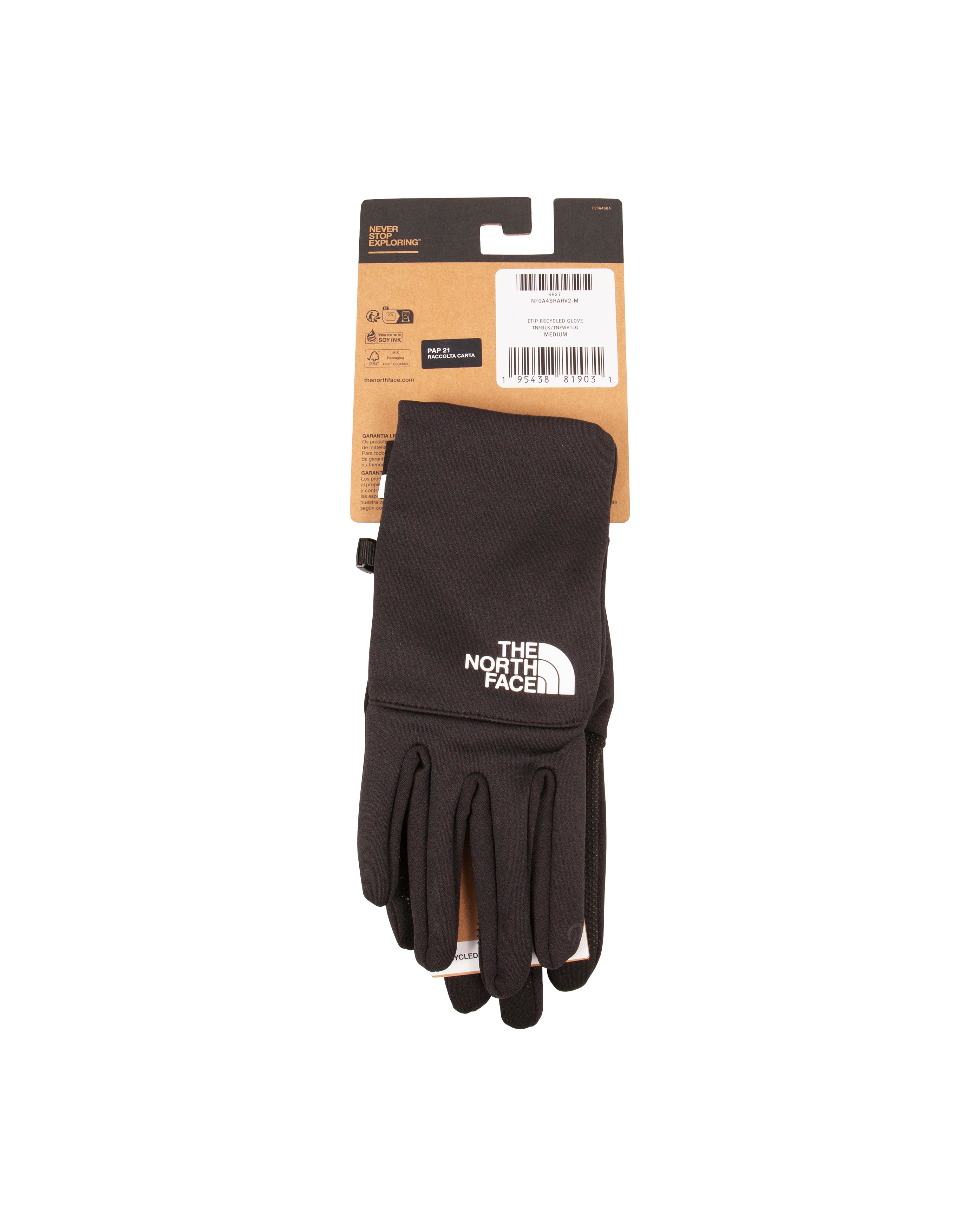 Etip Recycled Glove Black White - Starcowparis - Starcowparis - 1