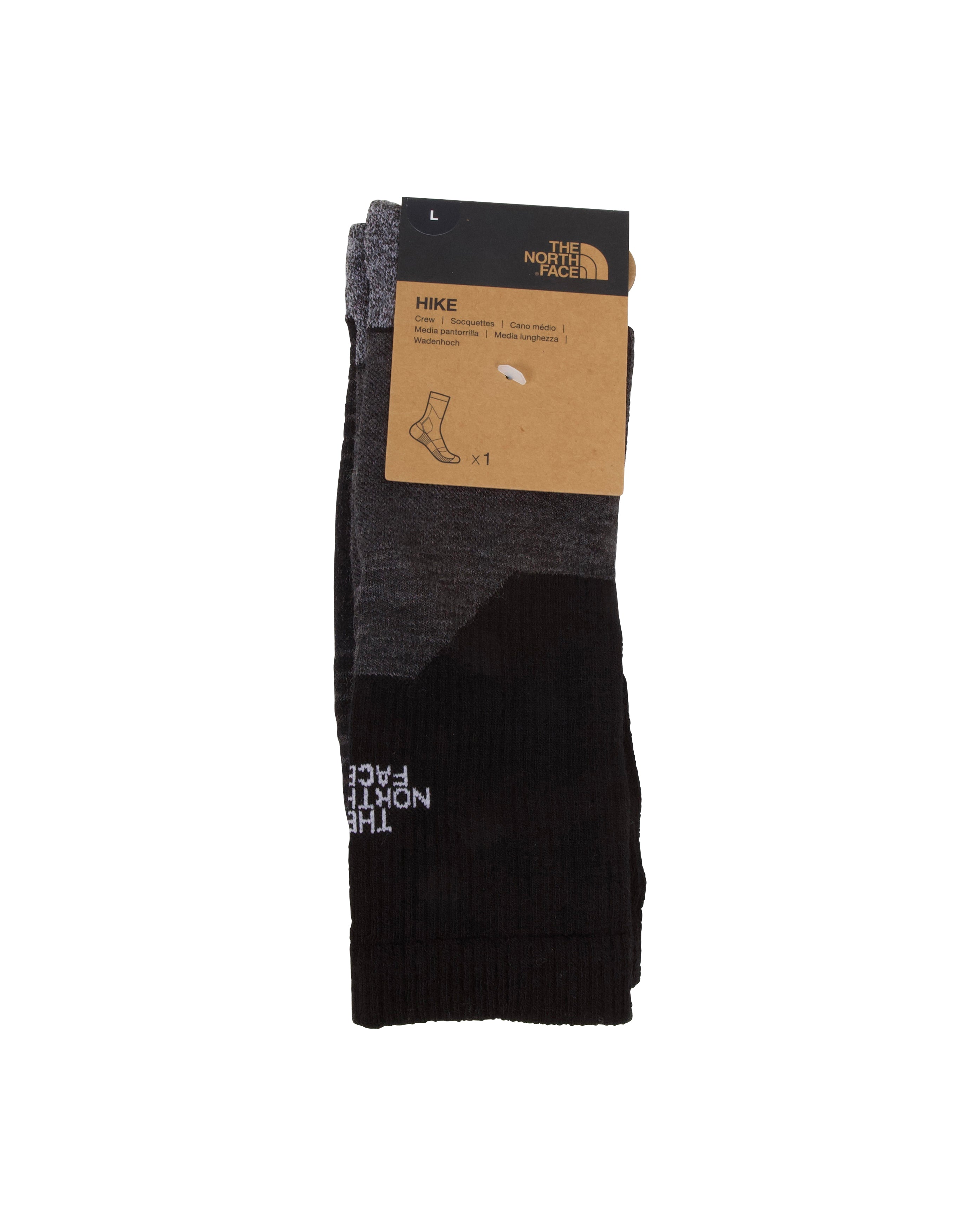 Hiking Crew Sock Black - Starcowparis - 1