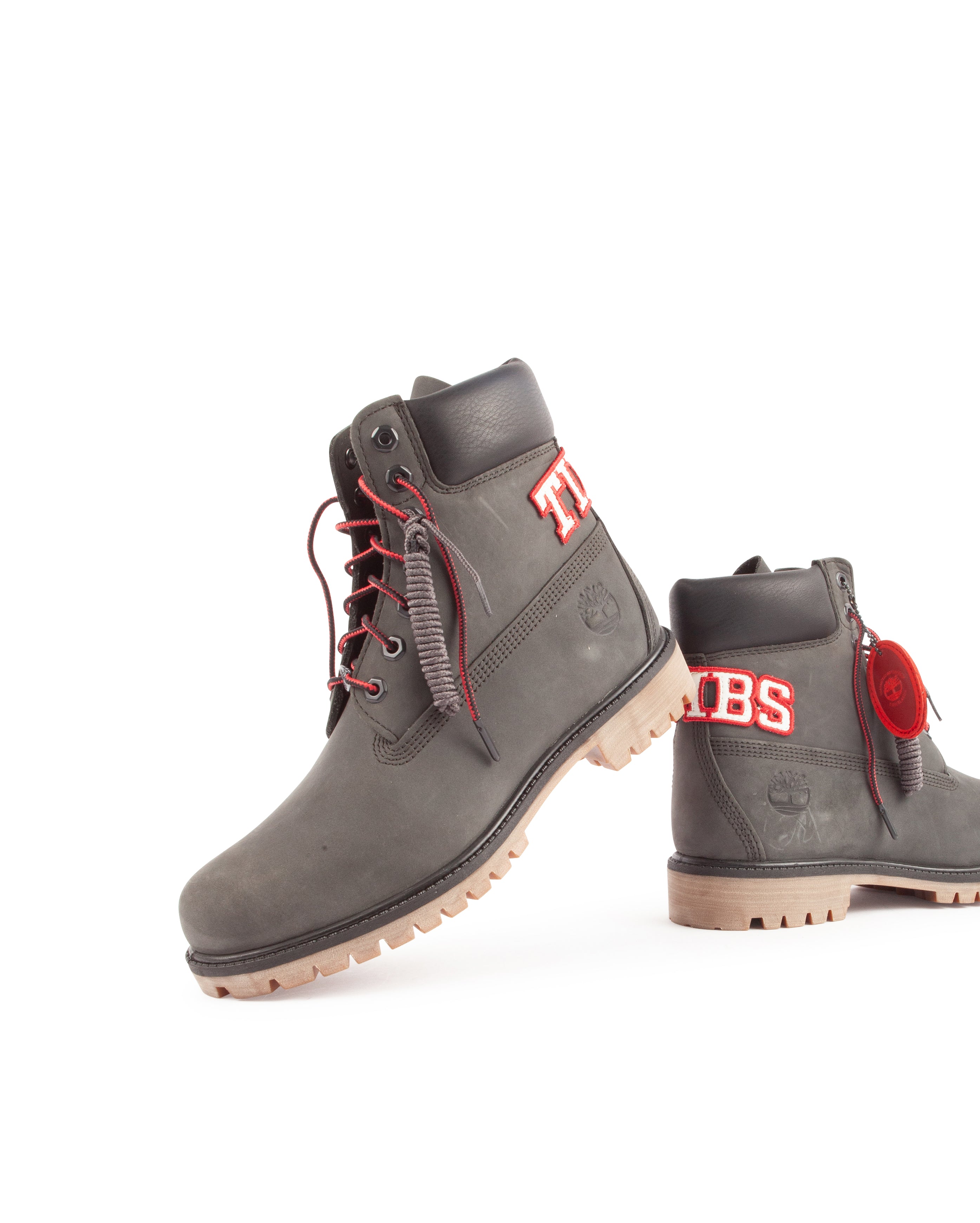 PRM 6in Lace Waterproof Boot Dark Gray Nubuck - Starcowparis - 4