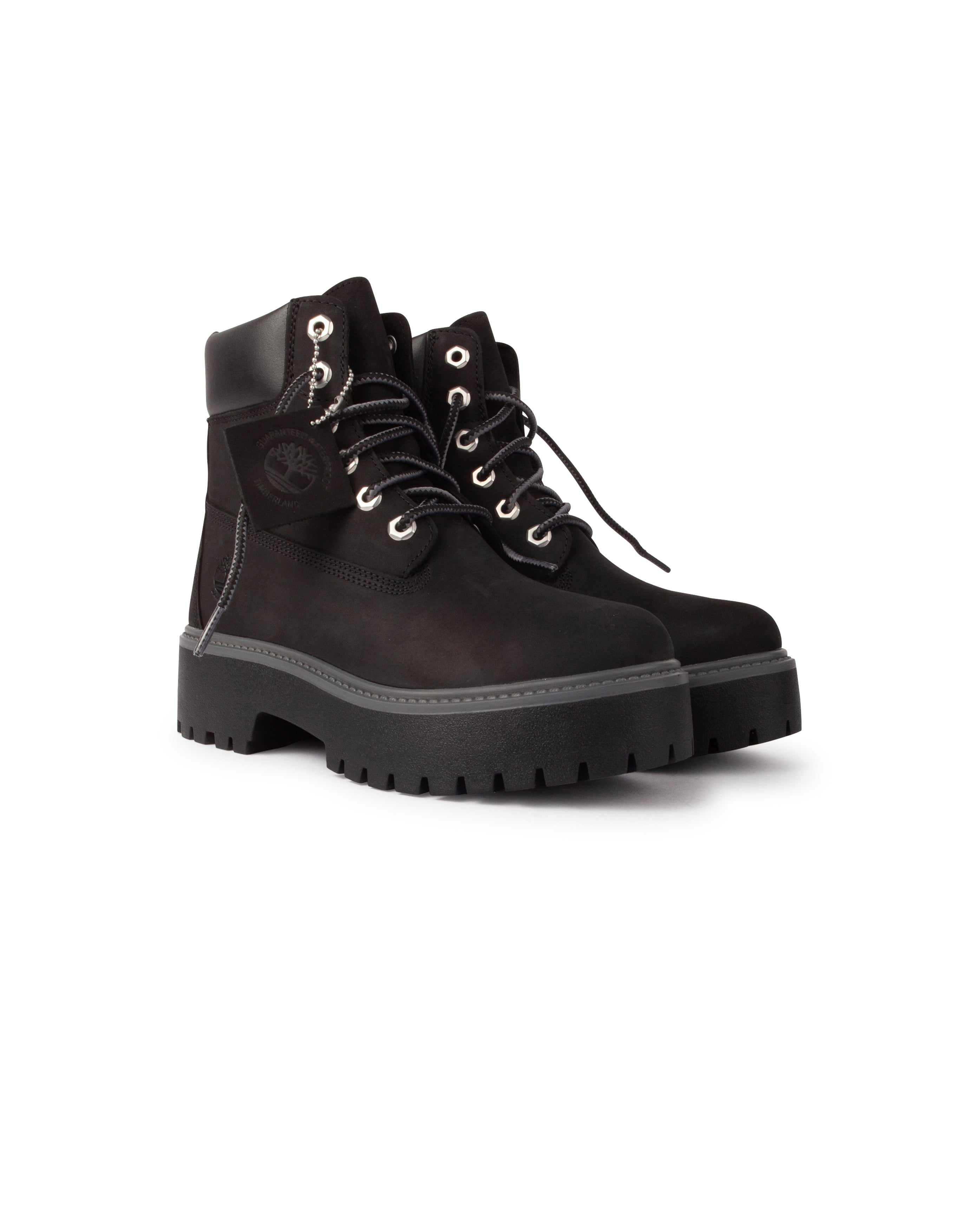 W 6 In Lace Waterproof Boots Jet Black - Starcowparis - 2