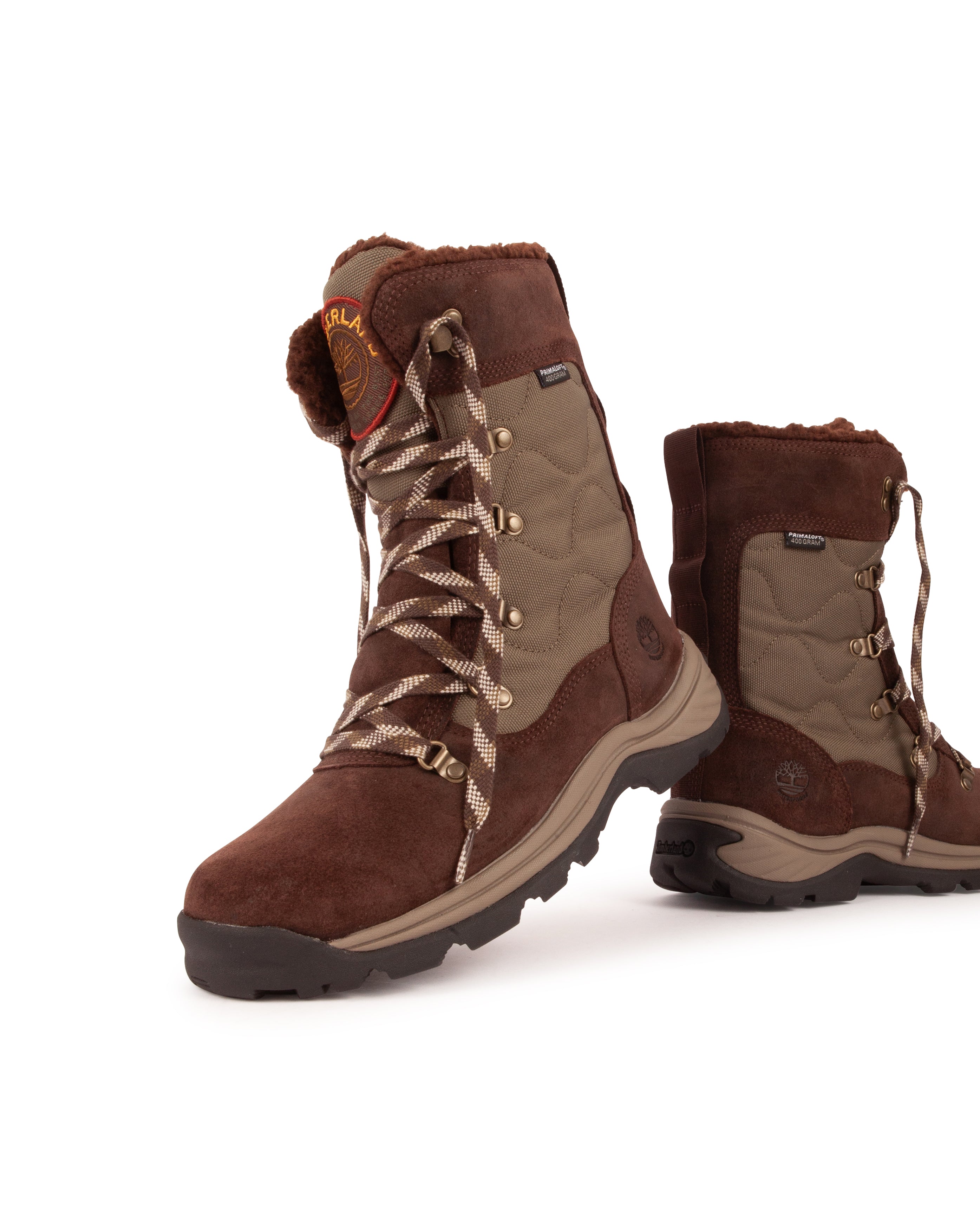 W Tall Lace Waterproof Snow Dark Brown - Starcowparis - 4