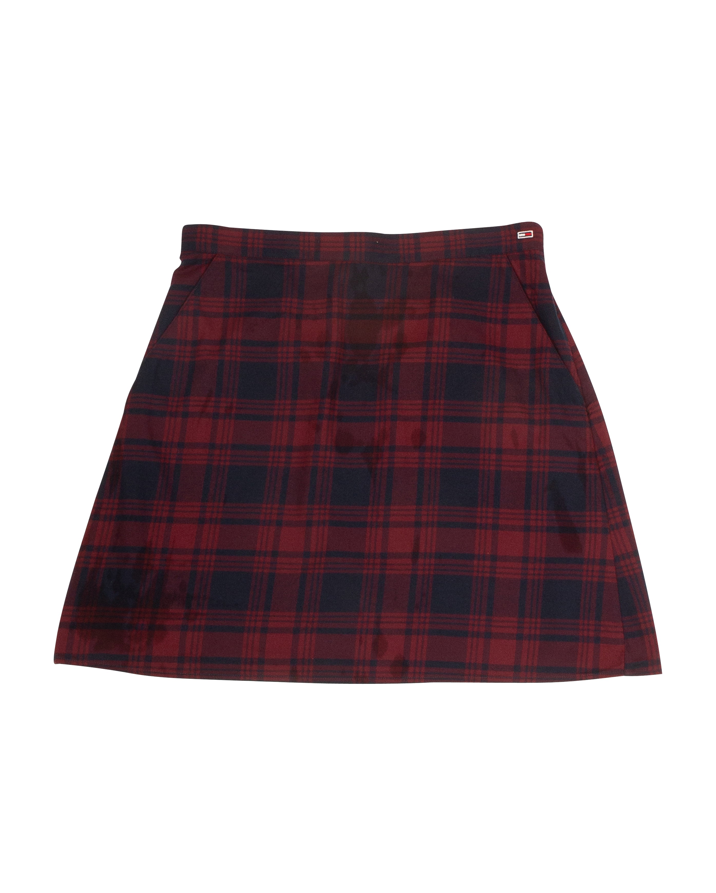 W Check Mini Skirt Rouge Winter Check - Starcowparis
