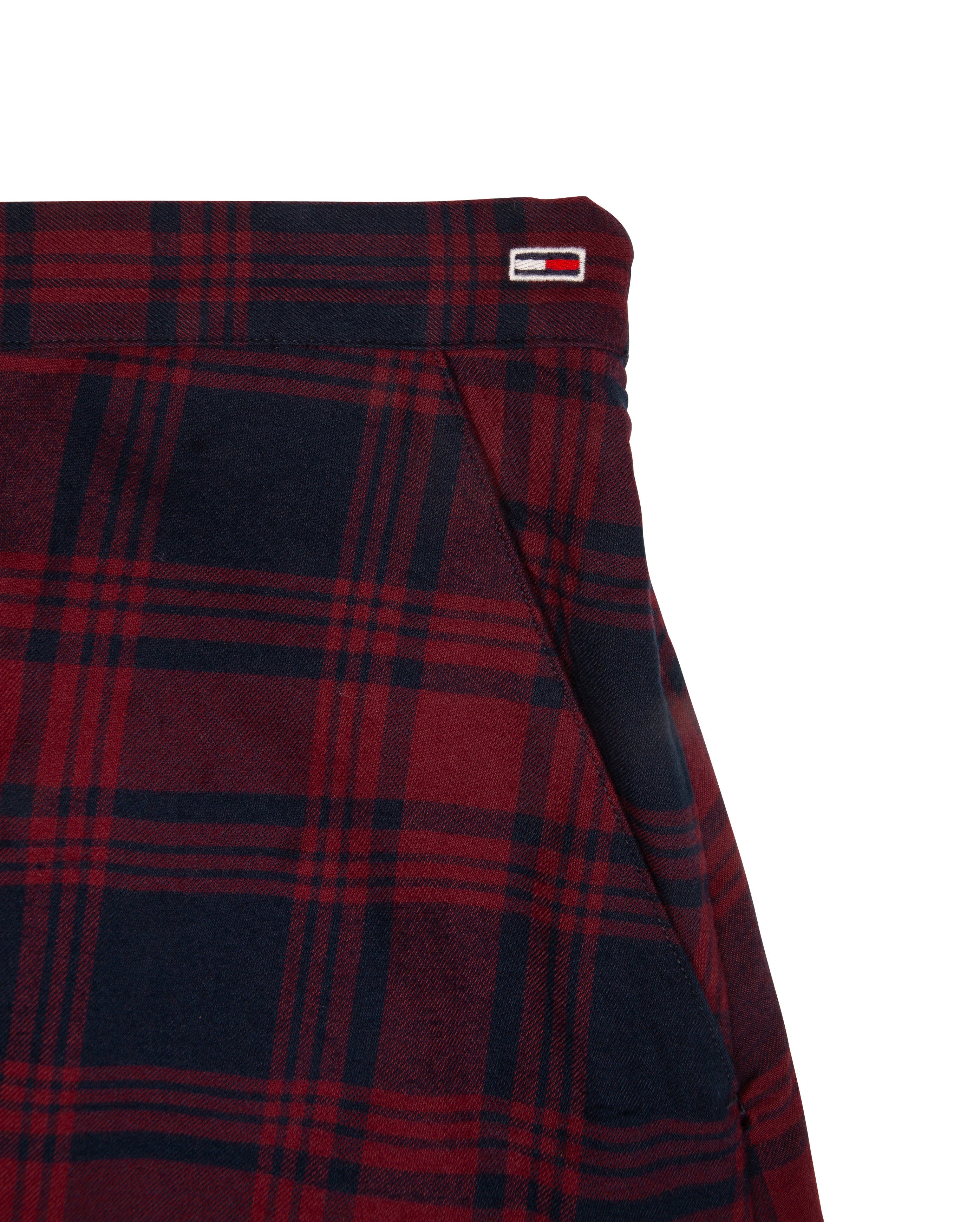 W Check Mini Skirt Rouge Winter Check - Starcowparis