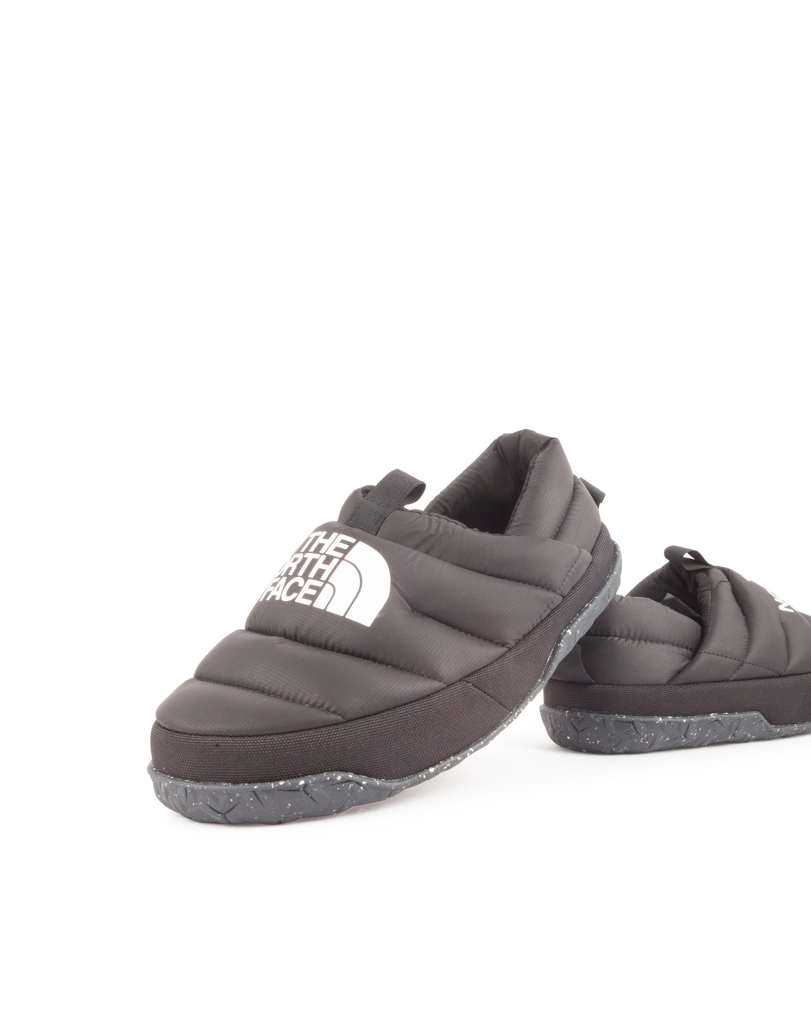 W Nuptse Mule Black White - Starcowparis