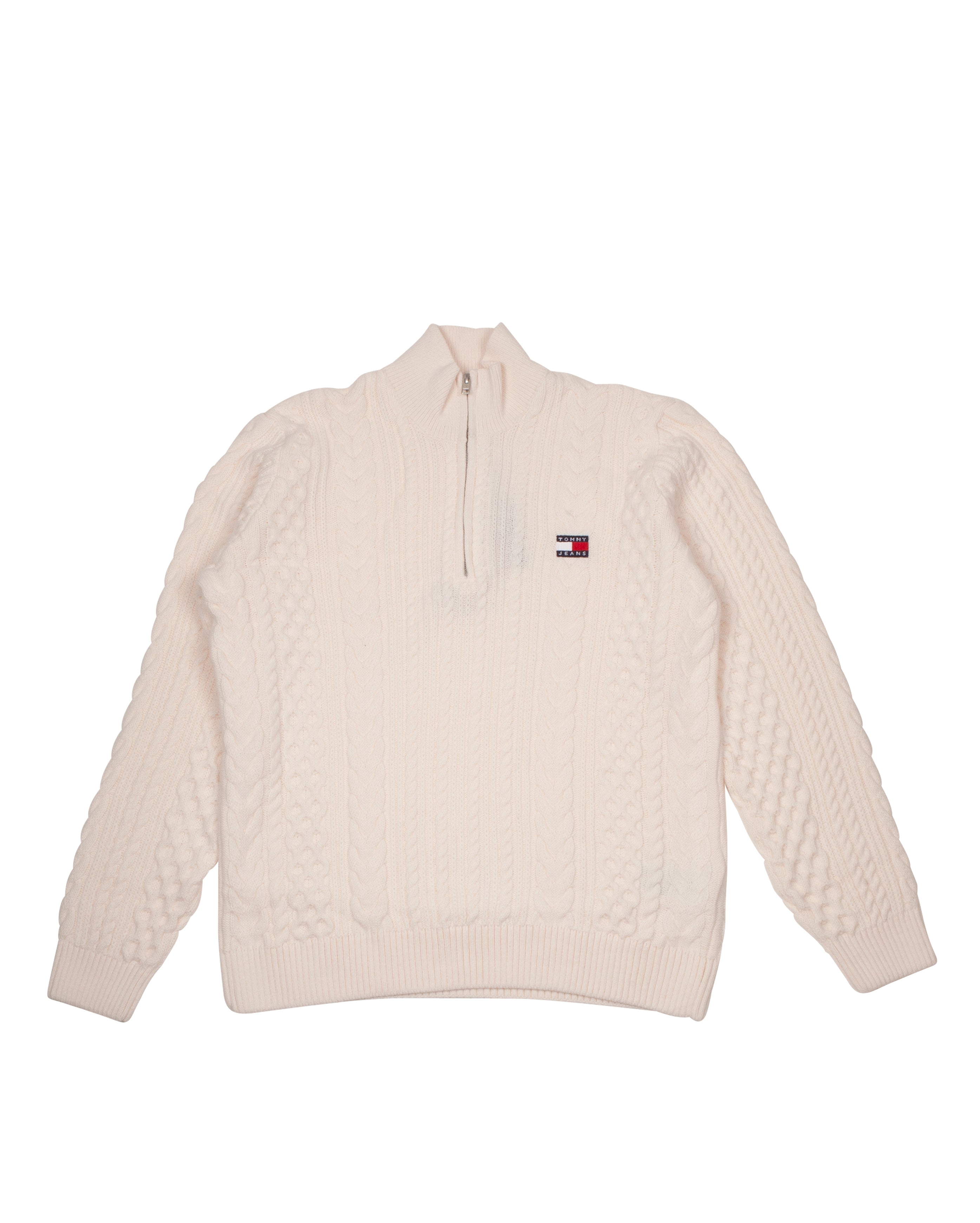 Zip Wool Sweater Ancient White - Starcowparis - 1