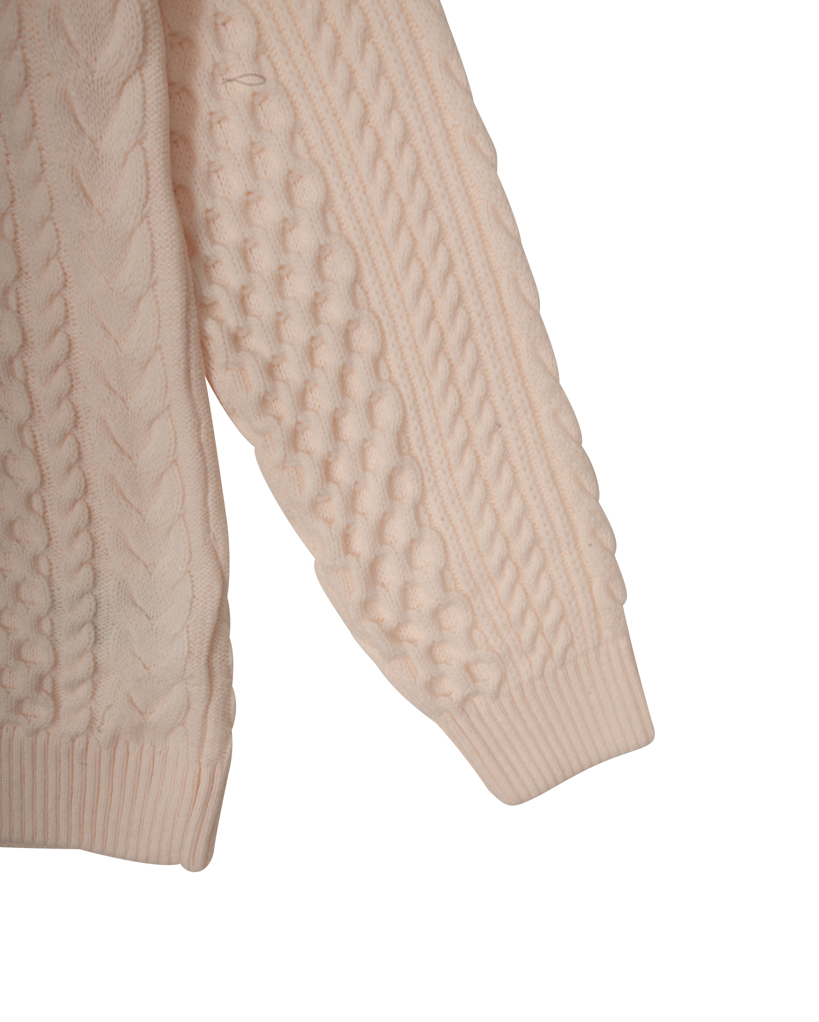 Zip Wool Sweater Ancient White - Starcowparis - 3
