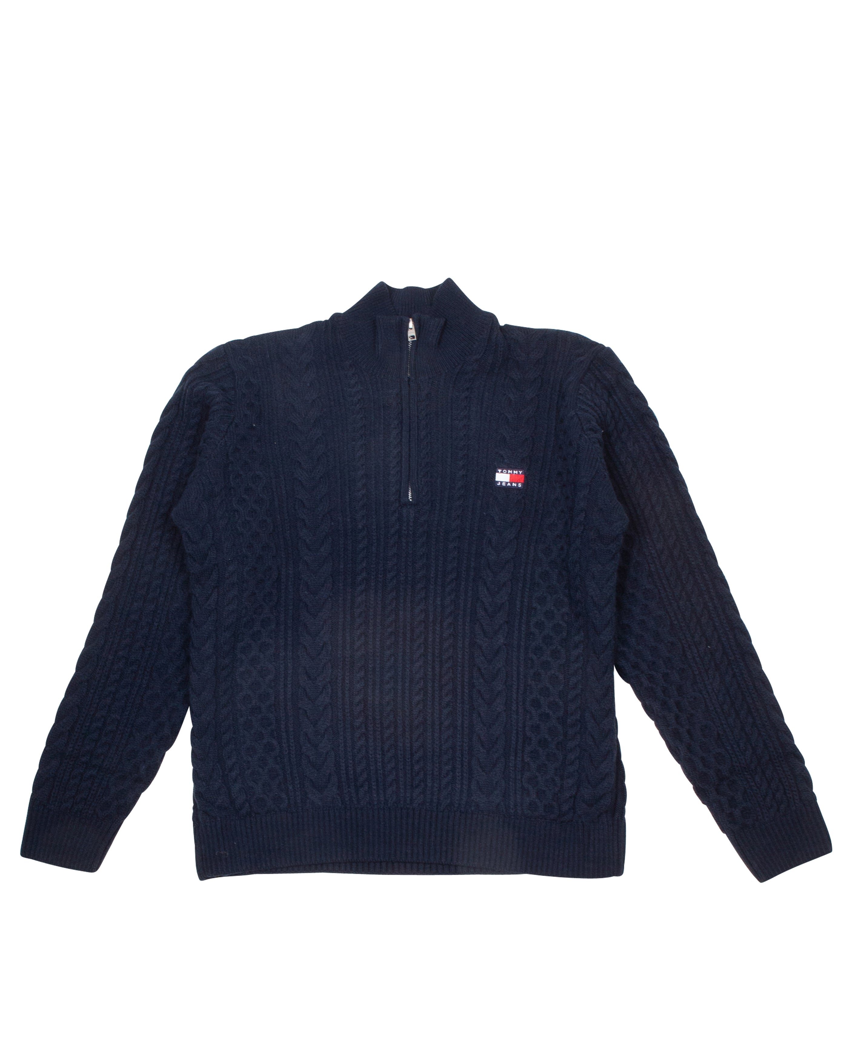 Zip Wool Sweater Dark Night Navy - Starcowparis - 1