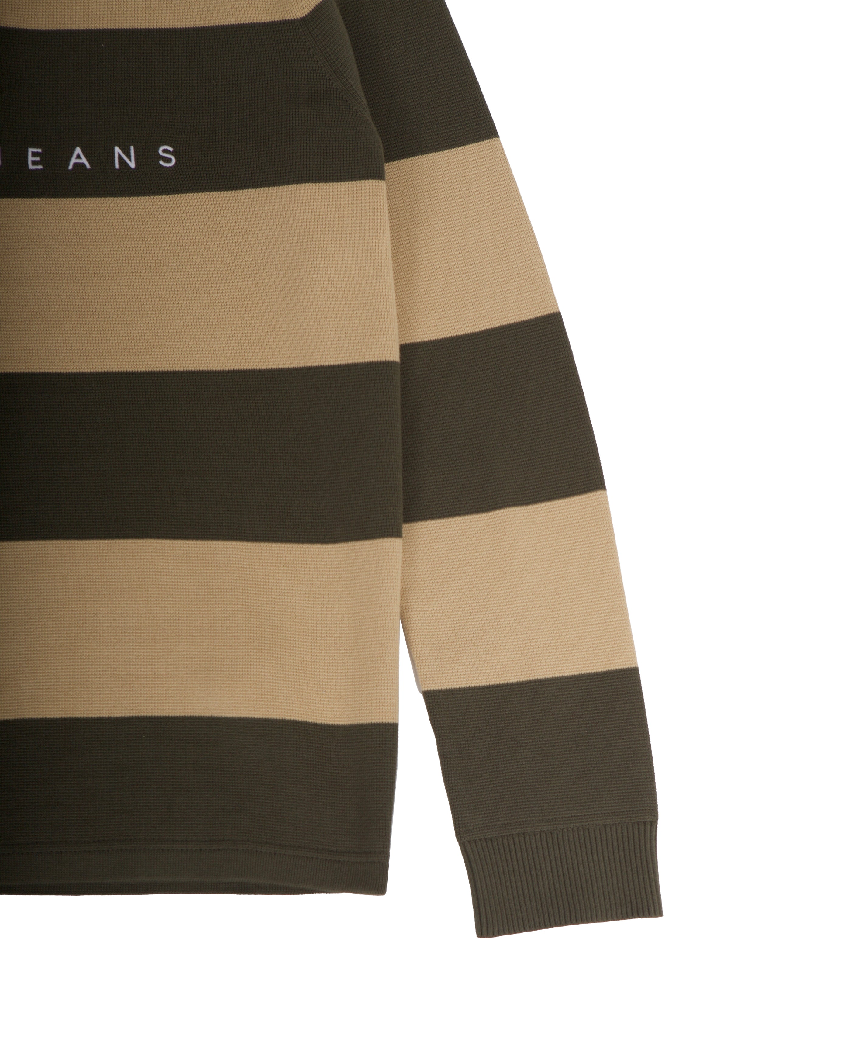 Reg CB Striped L Polo Fatigue Green - Starcowparis