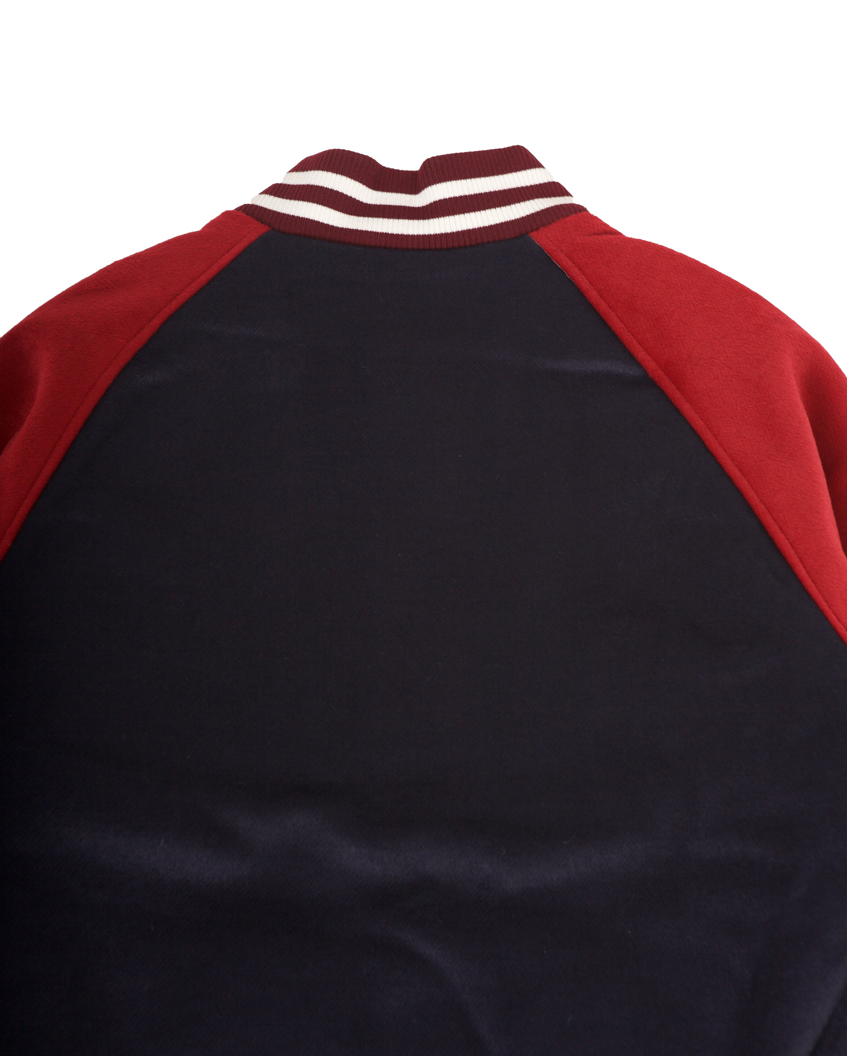 Wool Blend Crest Bomber Blue - Starcowparis