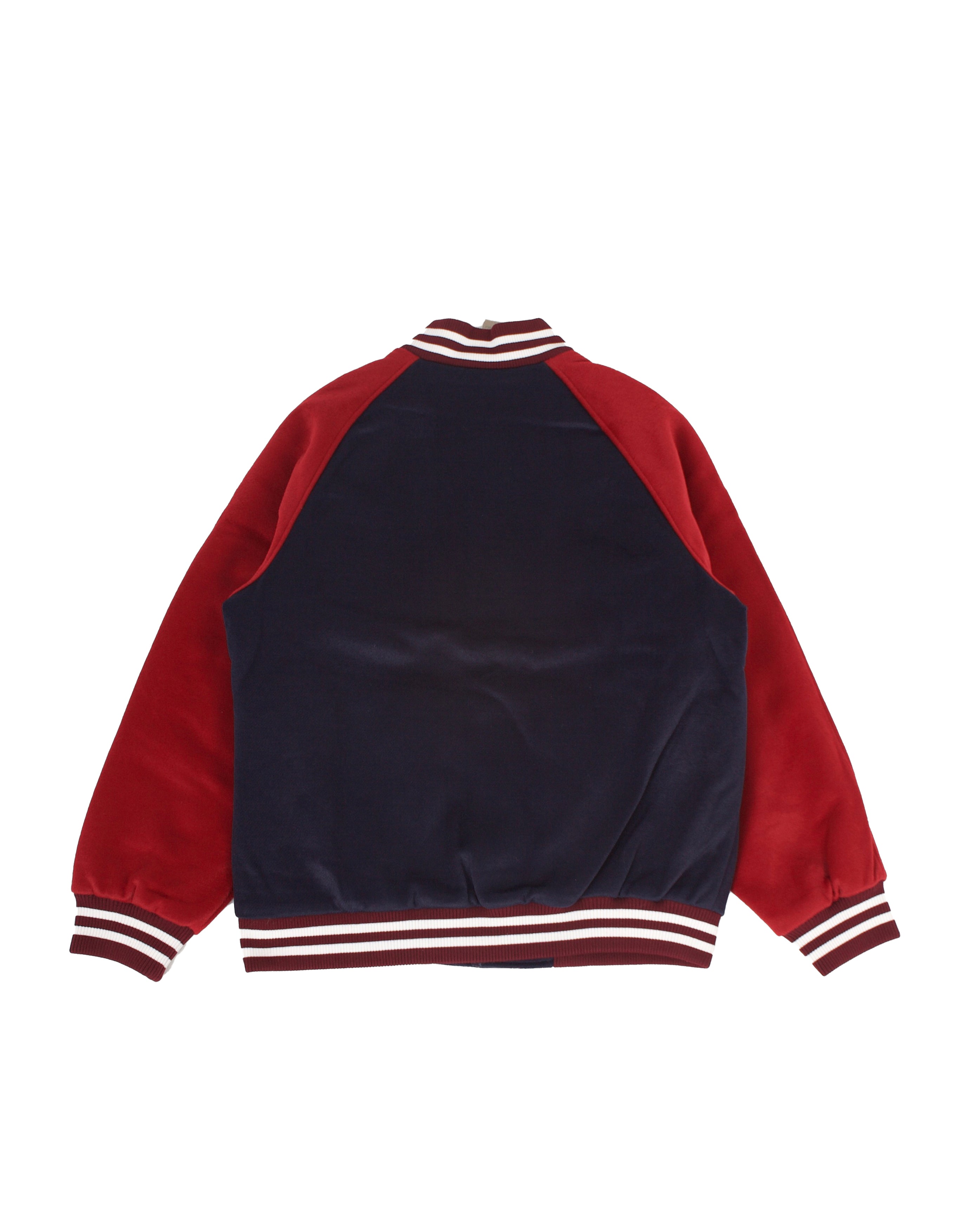 Wool Blend Crest Bomber Blue - Starcowparis