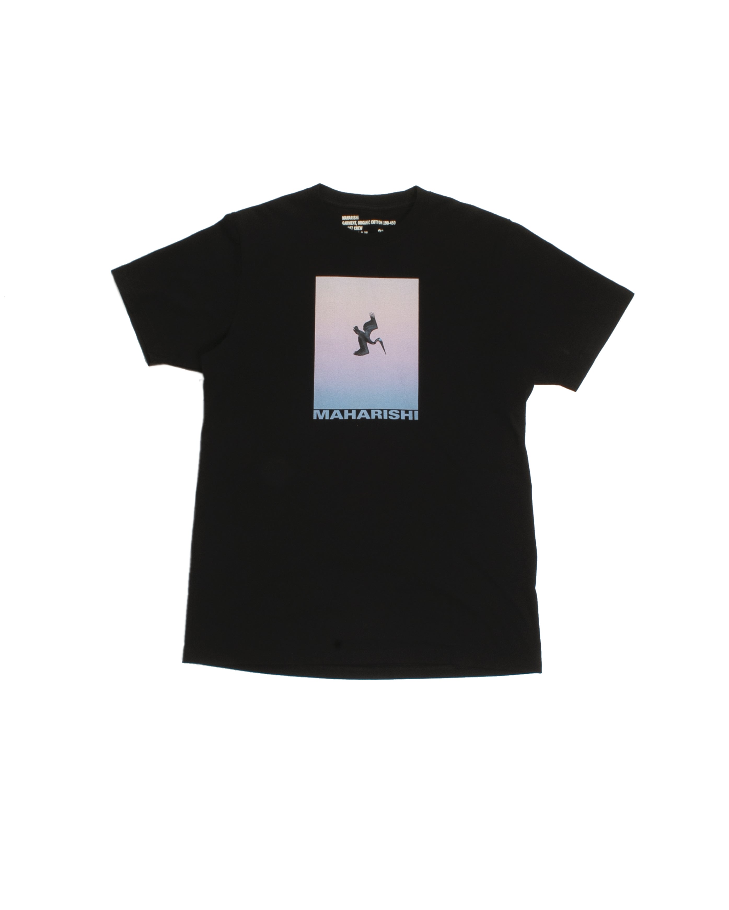 Heron In Flight Tee Black OUTLET - Starcowparis - Starcowparis - 1