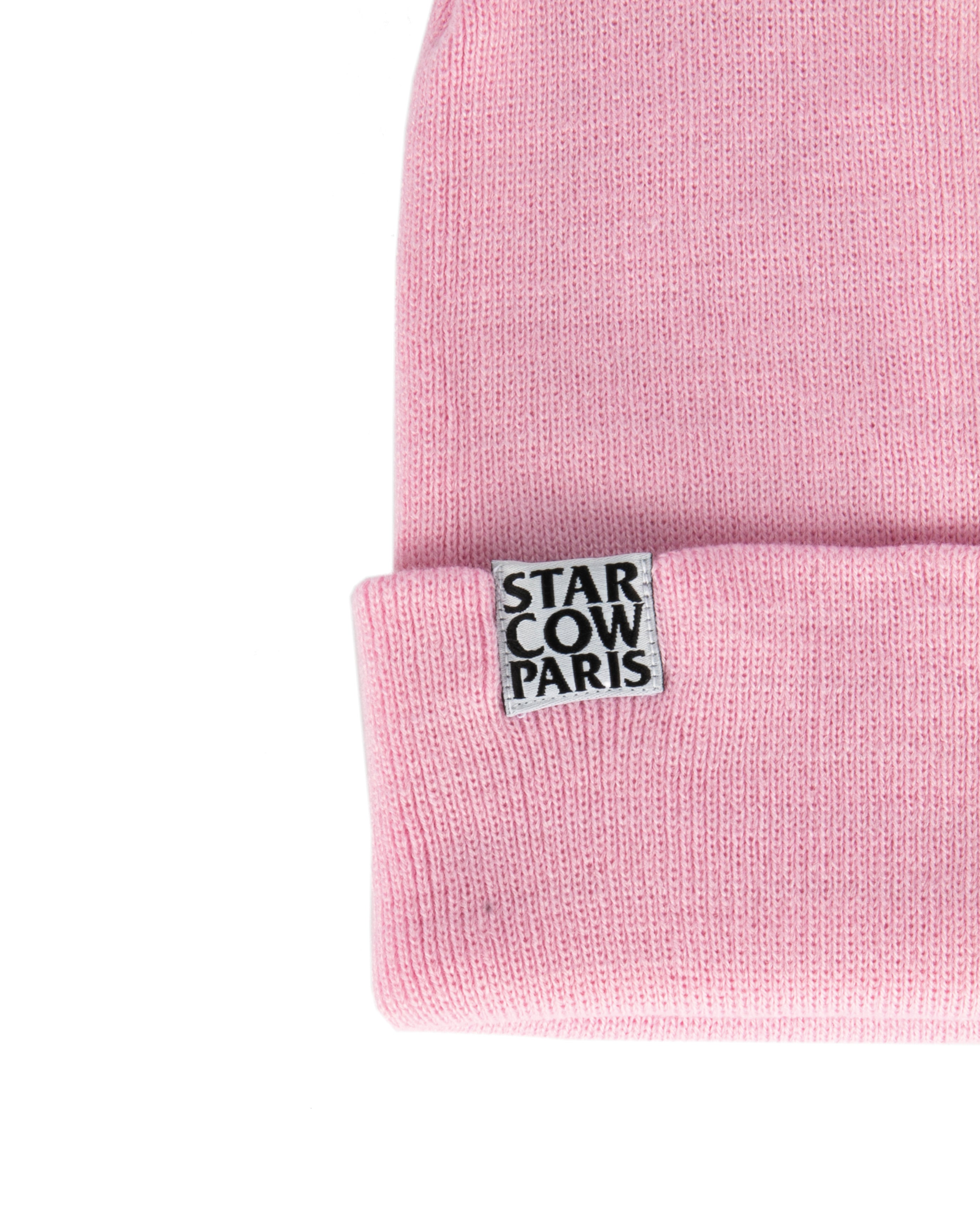 Deluxe Fine Knit Watch Cap Light Pink - Starcowparis - 2