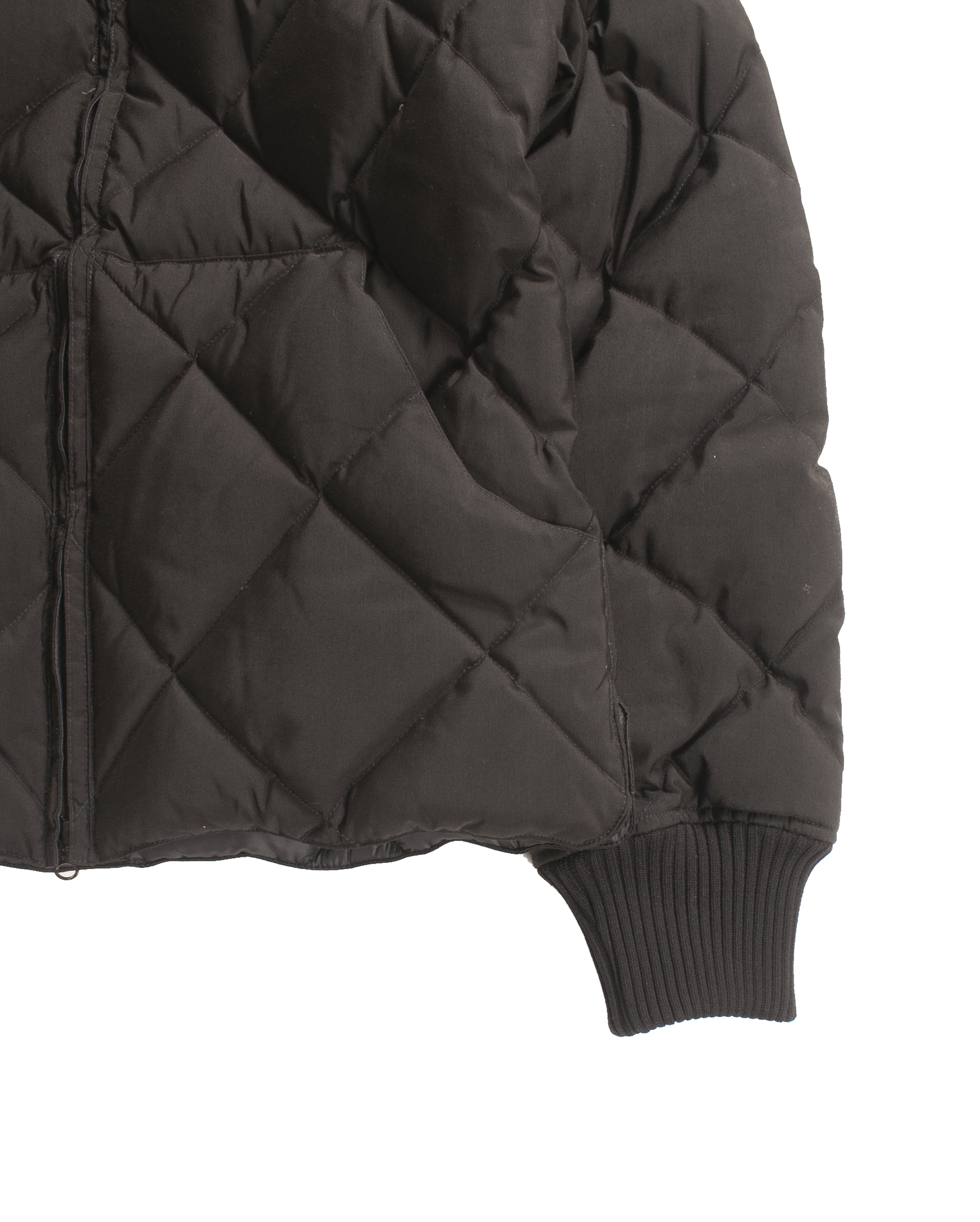 Diagonal Quilt Sweat Black