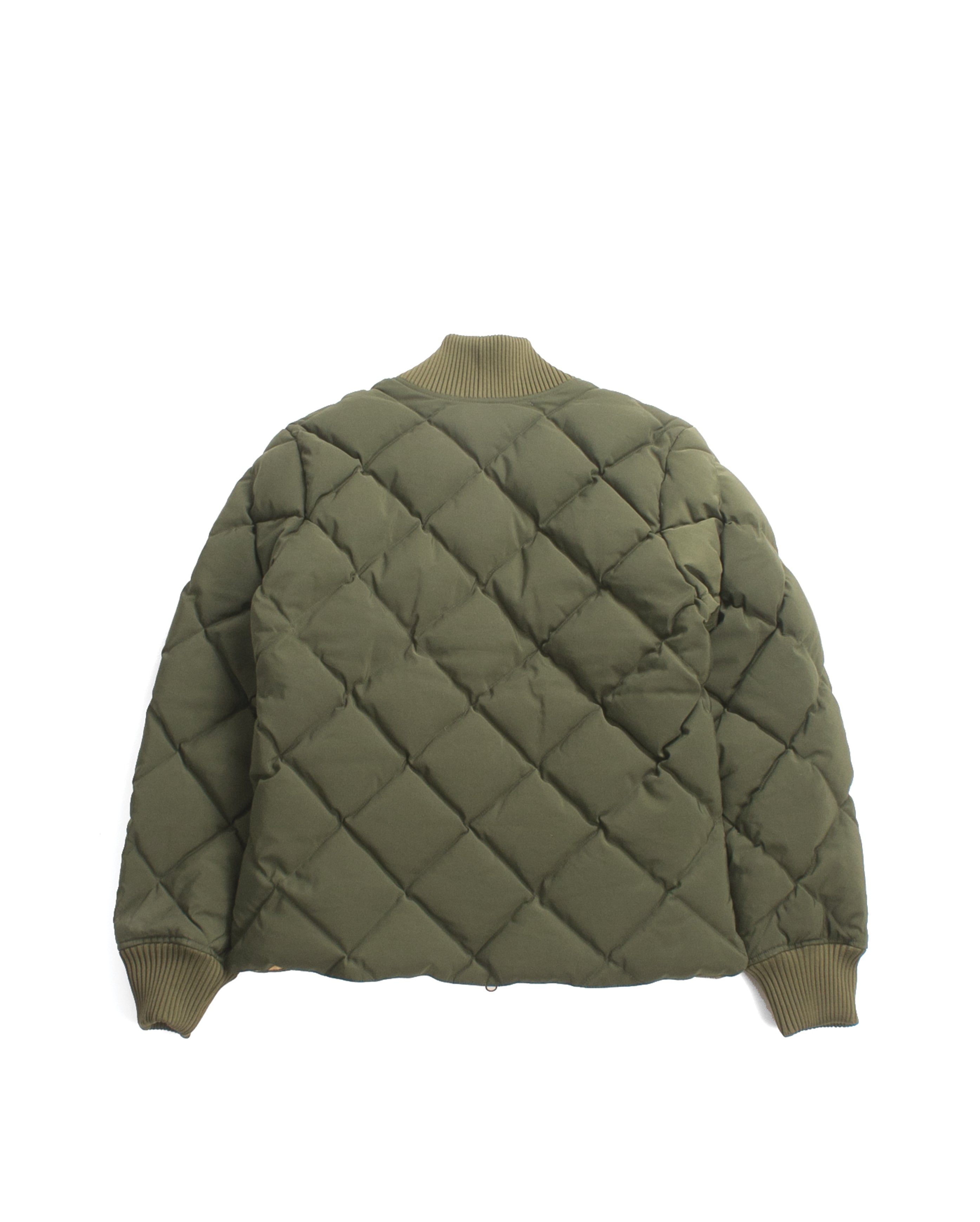 Diagonal Quilt Sweat Olive
