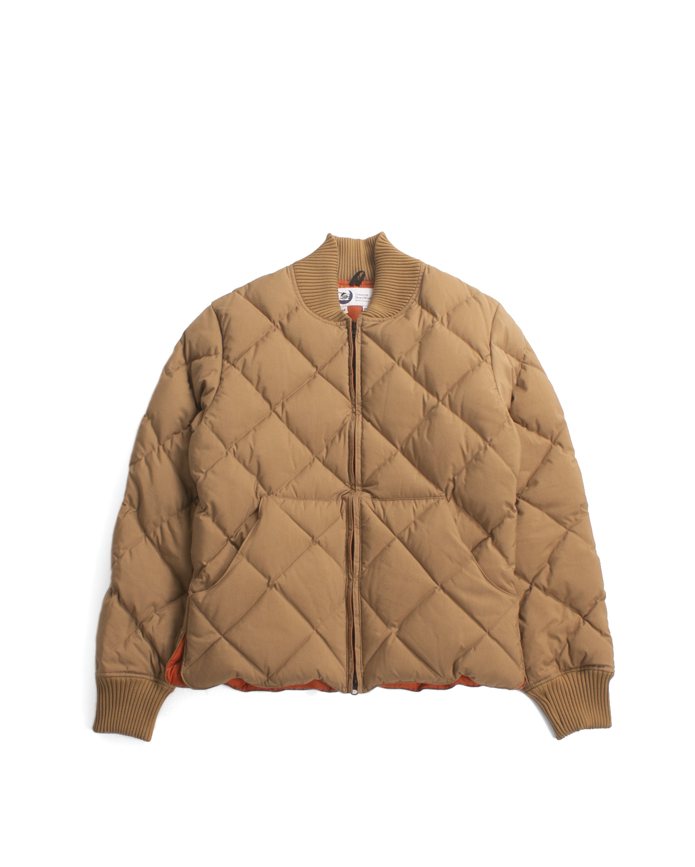 Diagonal Quilt Sweat Tan
