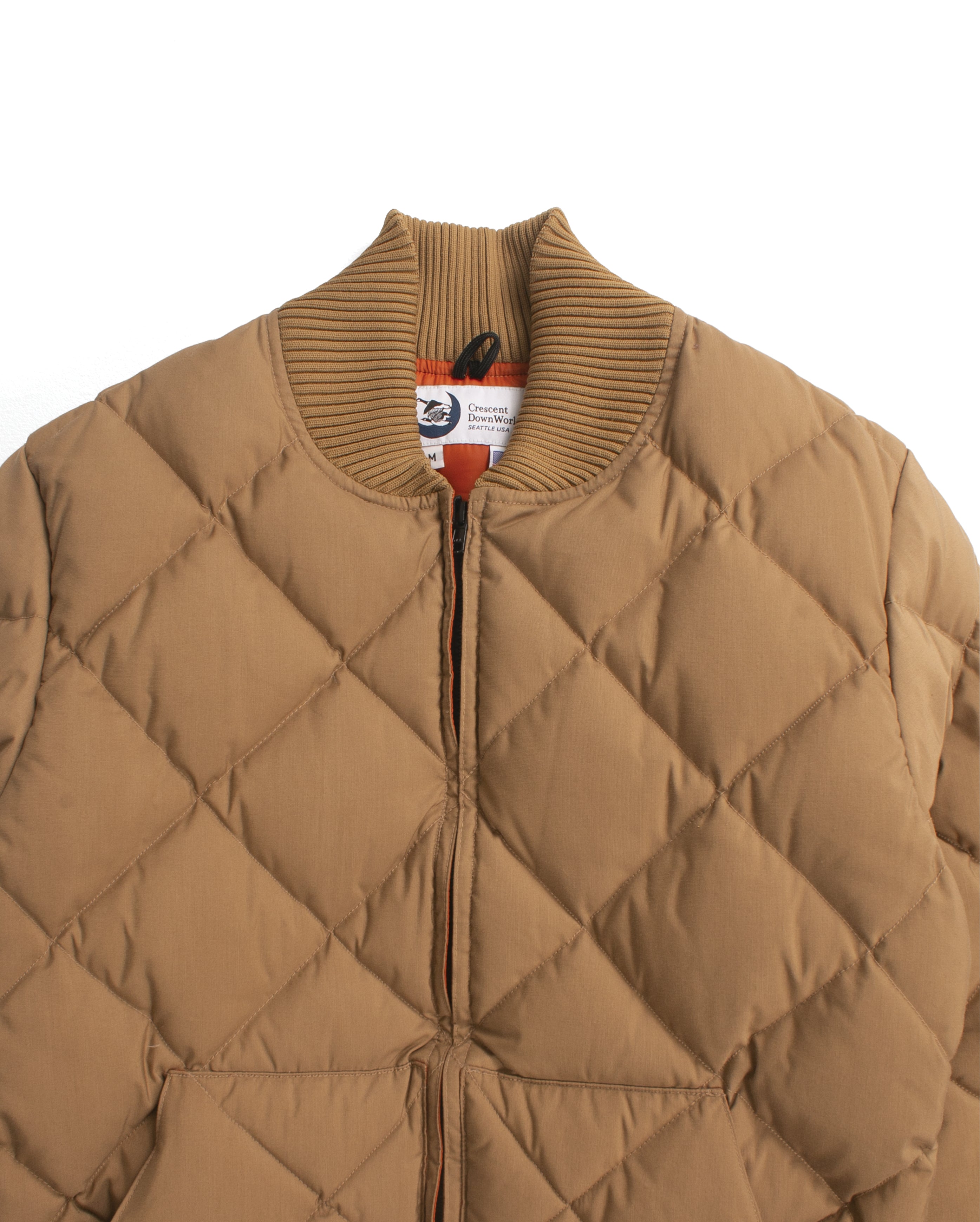 Diagonal Quilt Sweat Tan