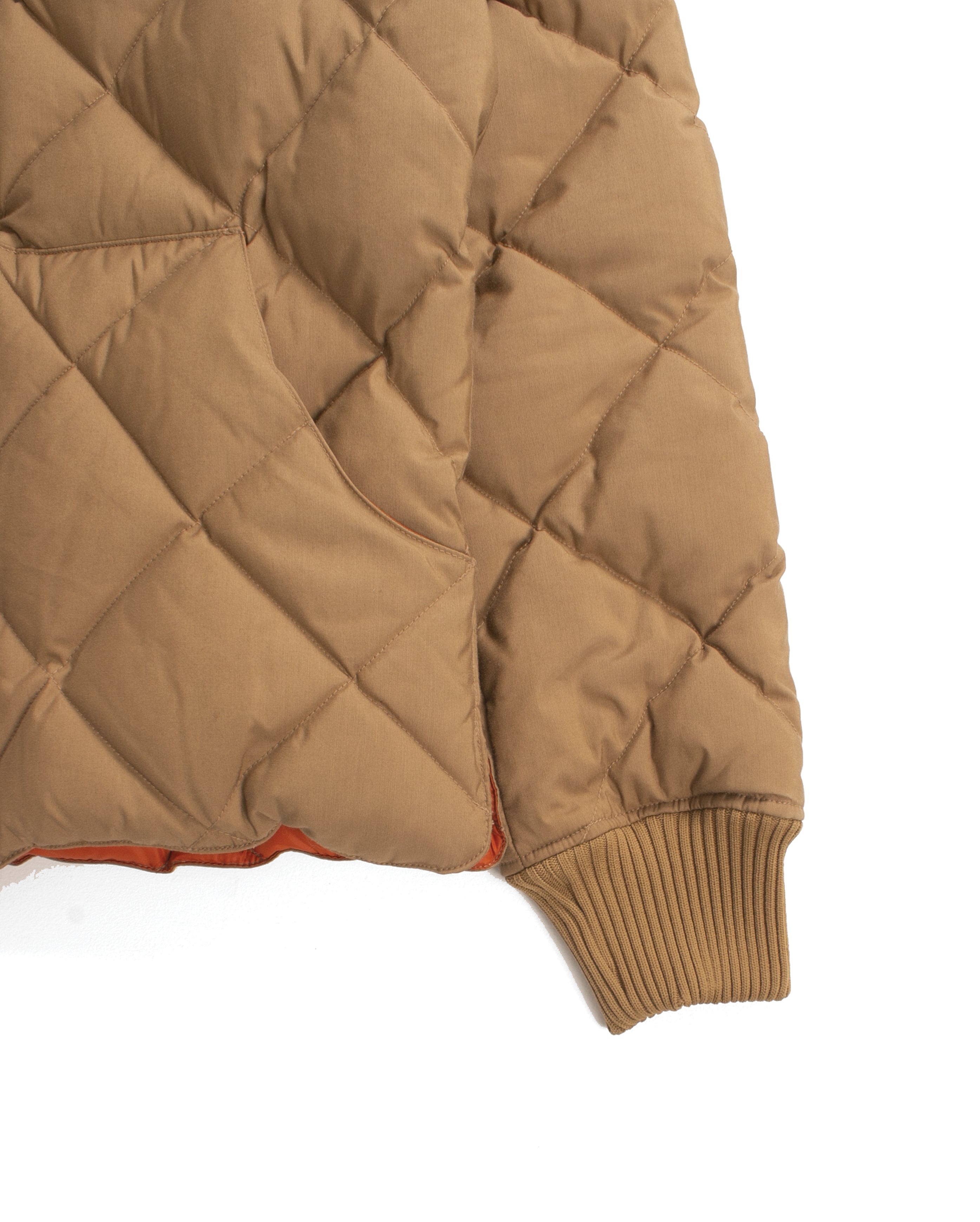 Diagonal Quilt Sweat Tan