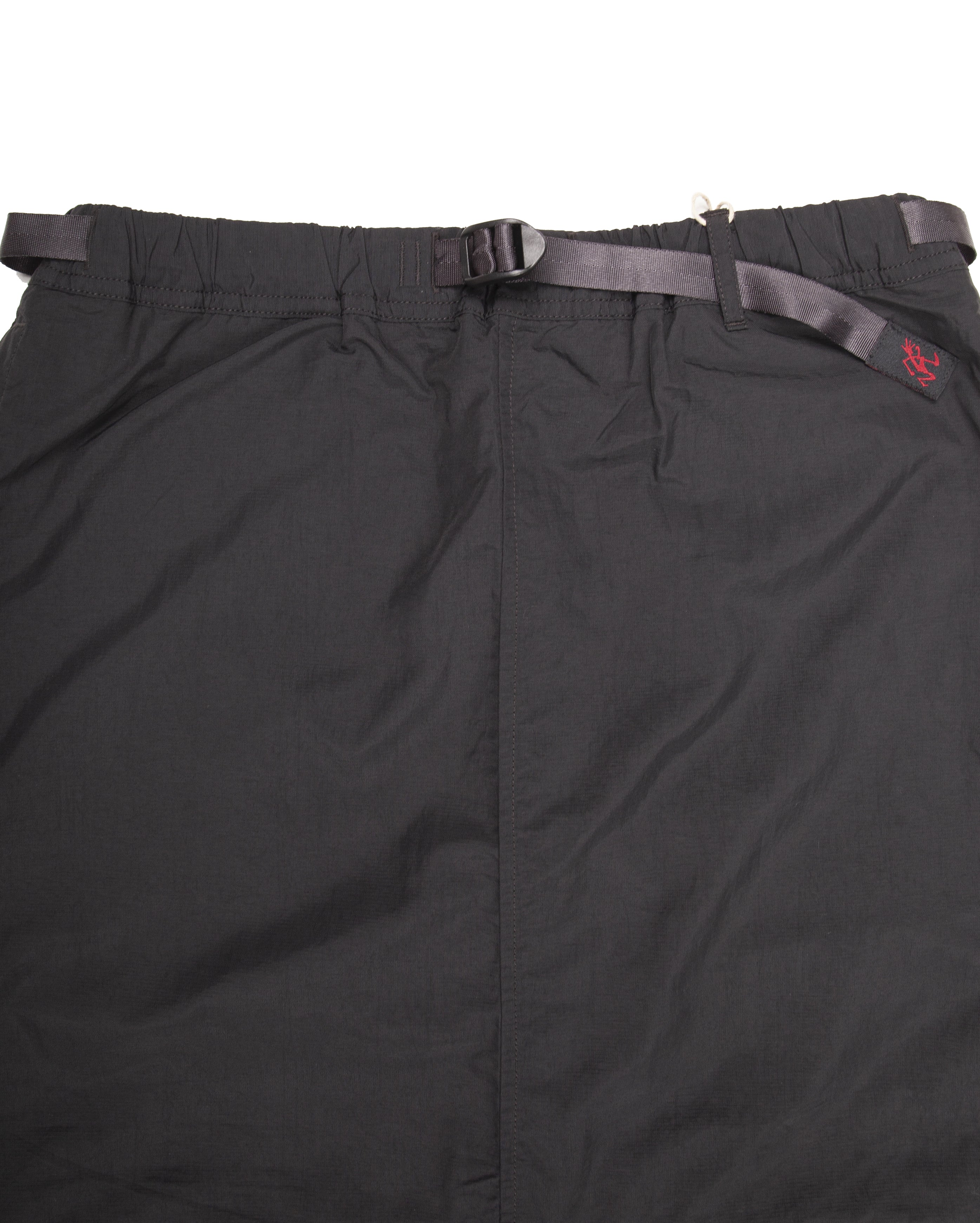 Convertible Micro Ripstop Skirt Black