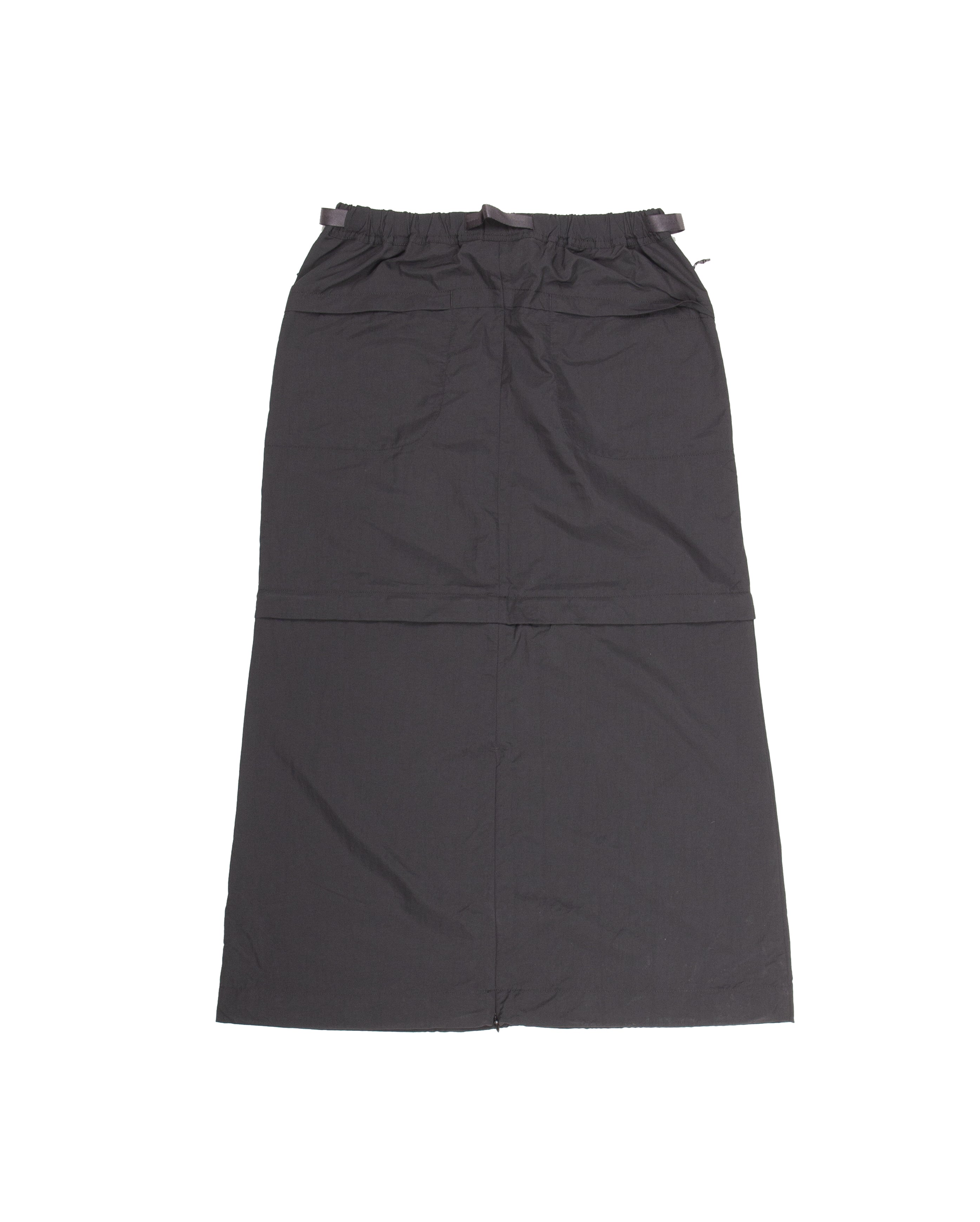 Convertible Micro Ripstop Skirt Black