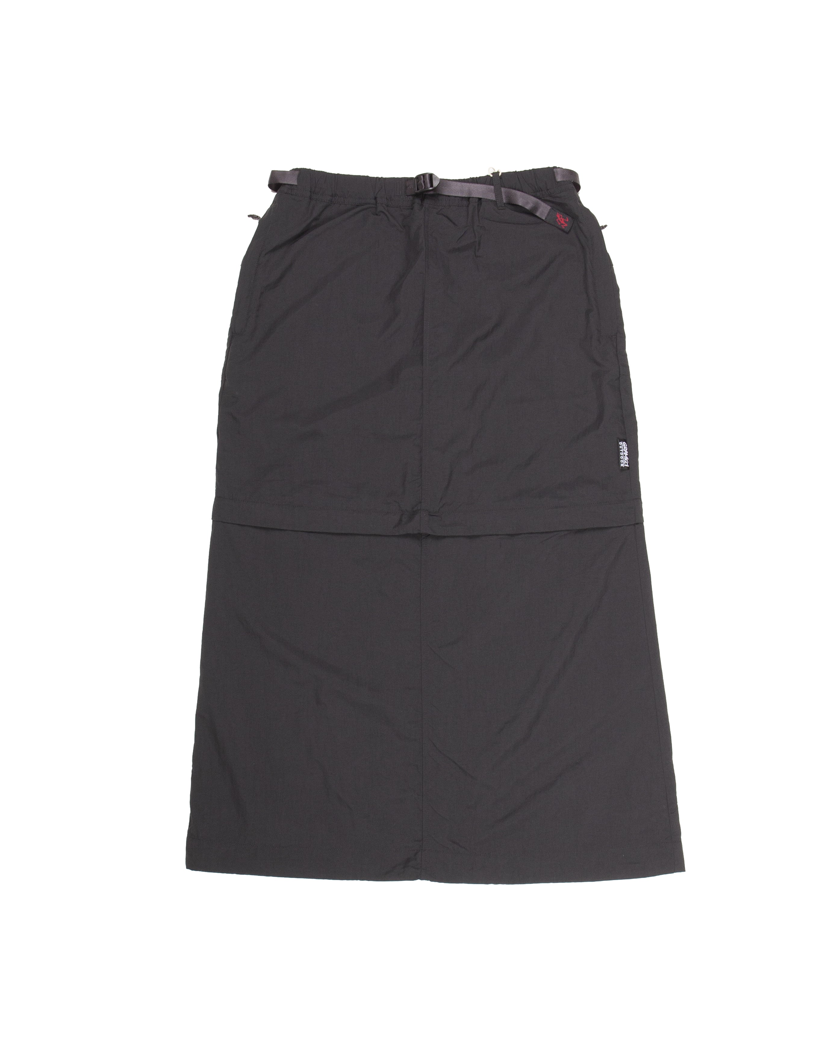 Convertible Micro Ripstop Skirt Black