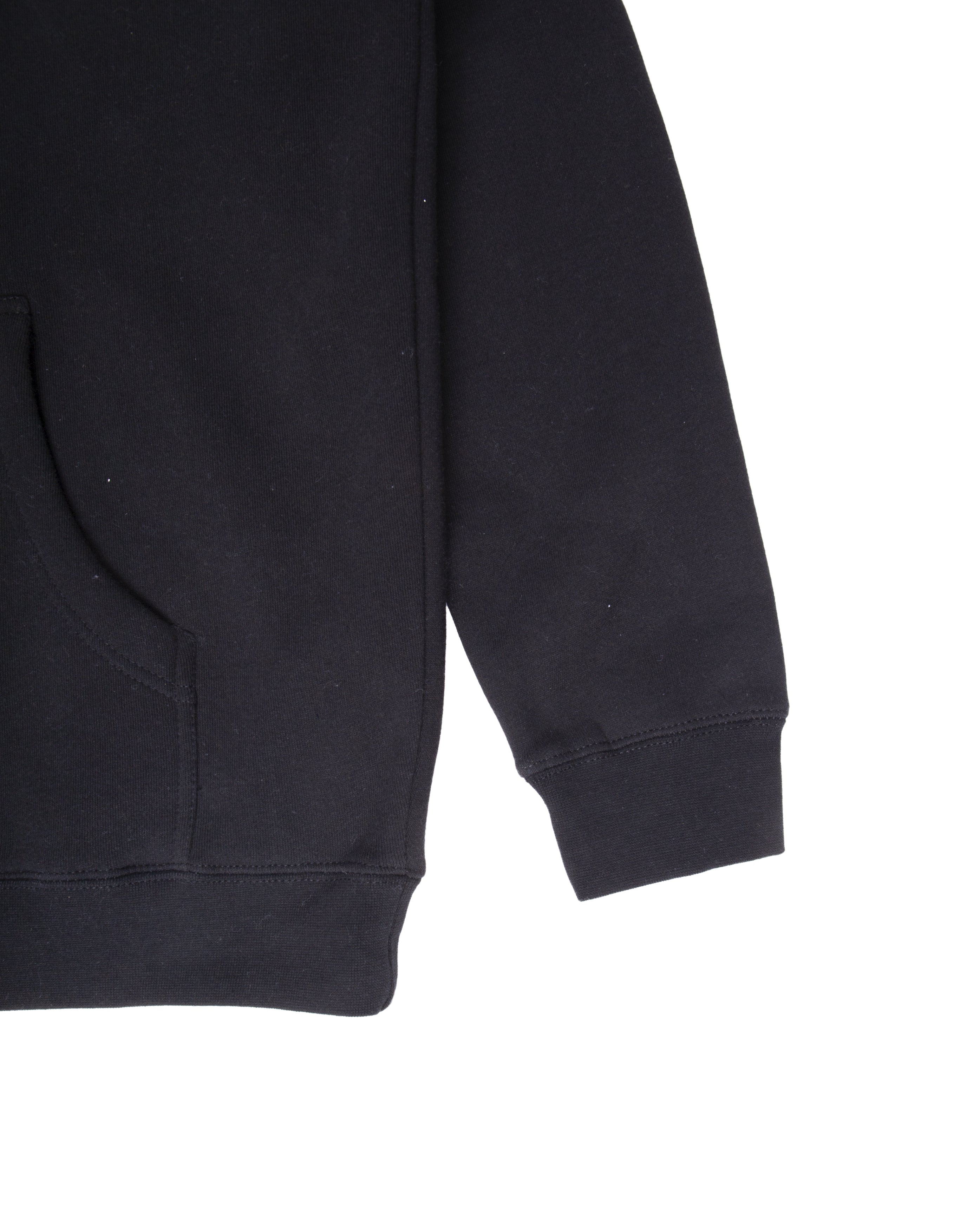 Metal Mask Hoodie Black
