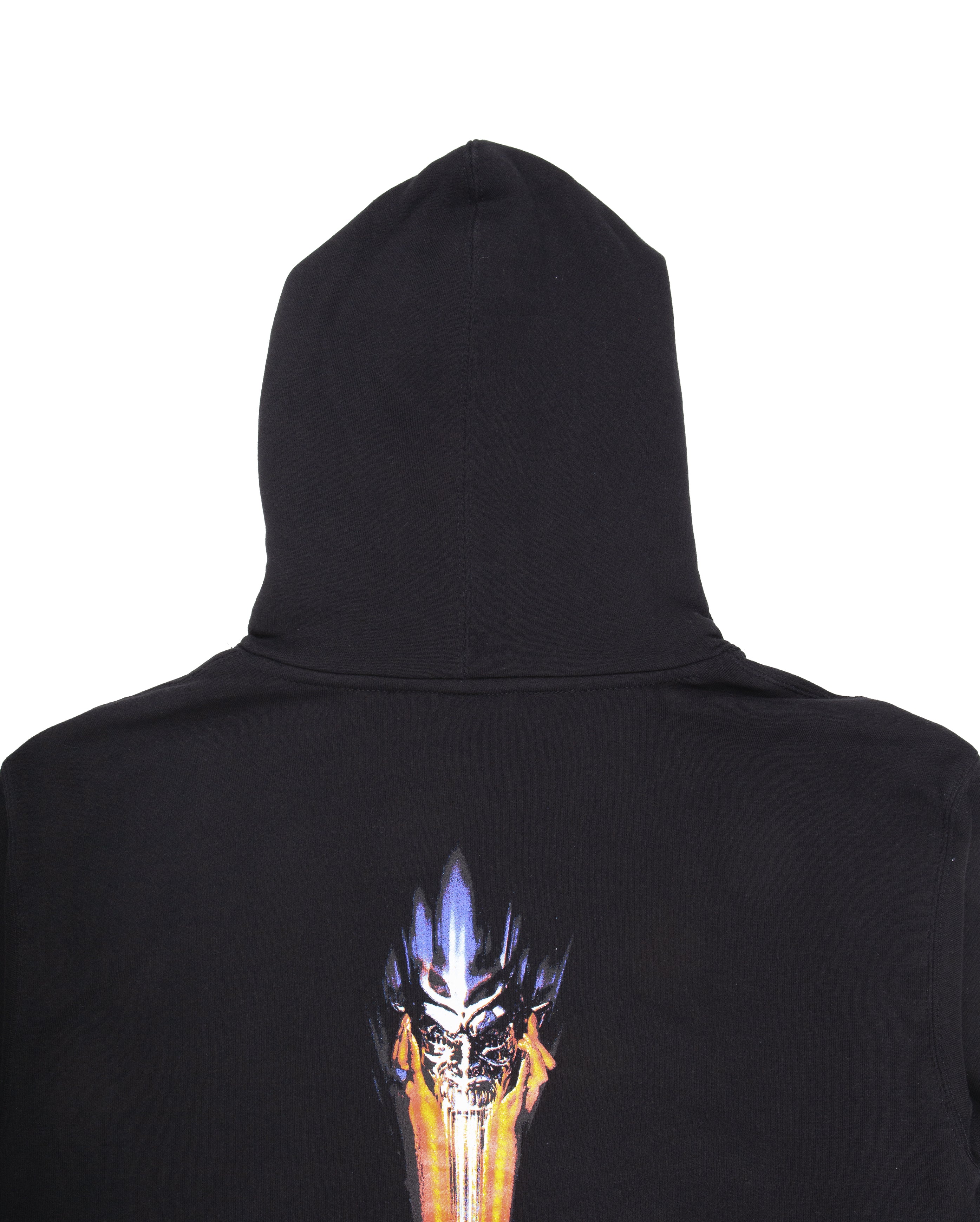 Metal Mask Hoodie Black