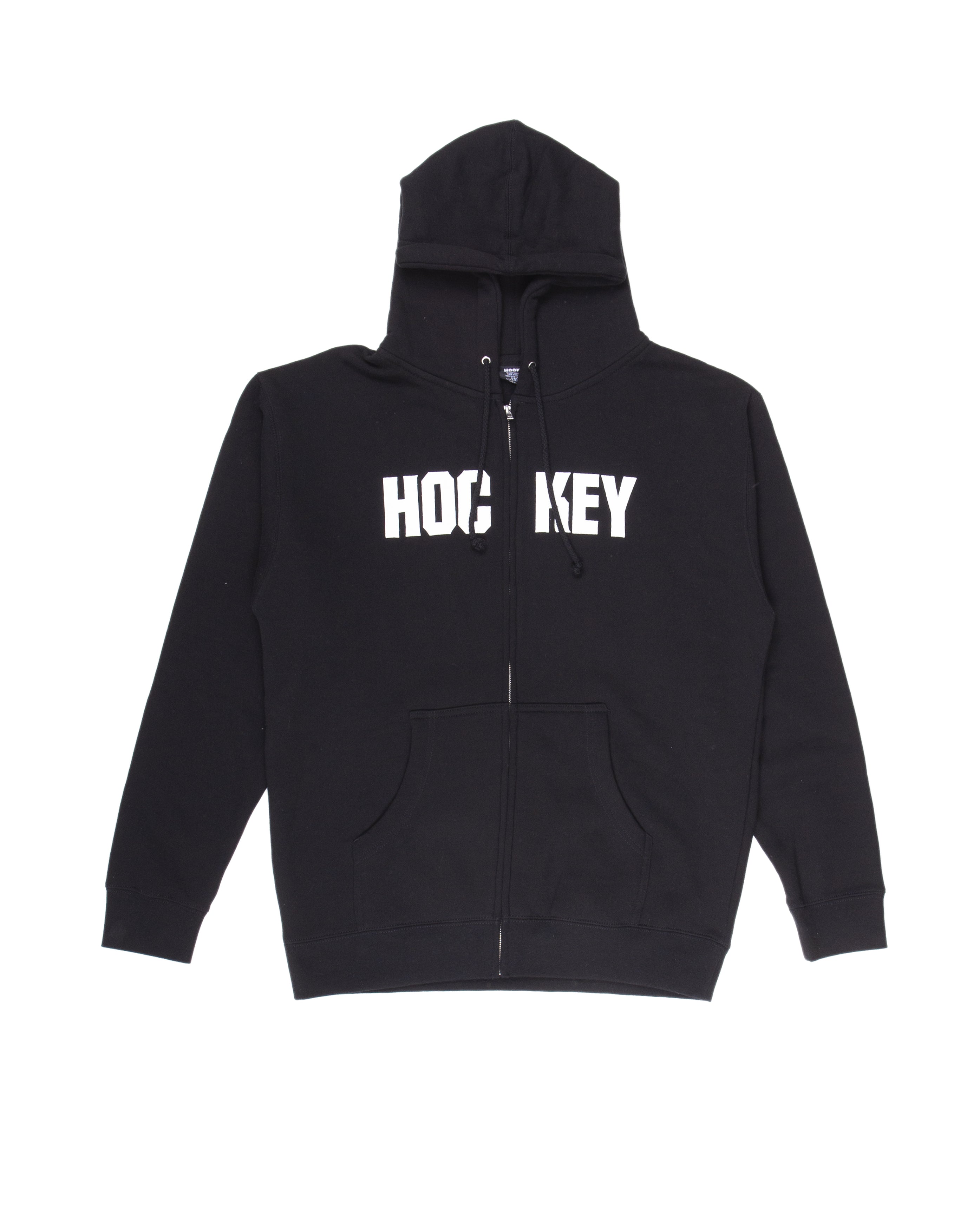 Screens Zip Up Hoodie Black