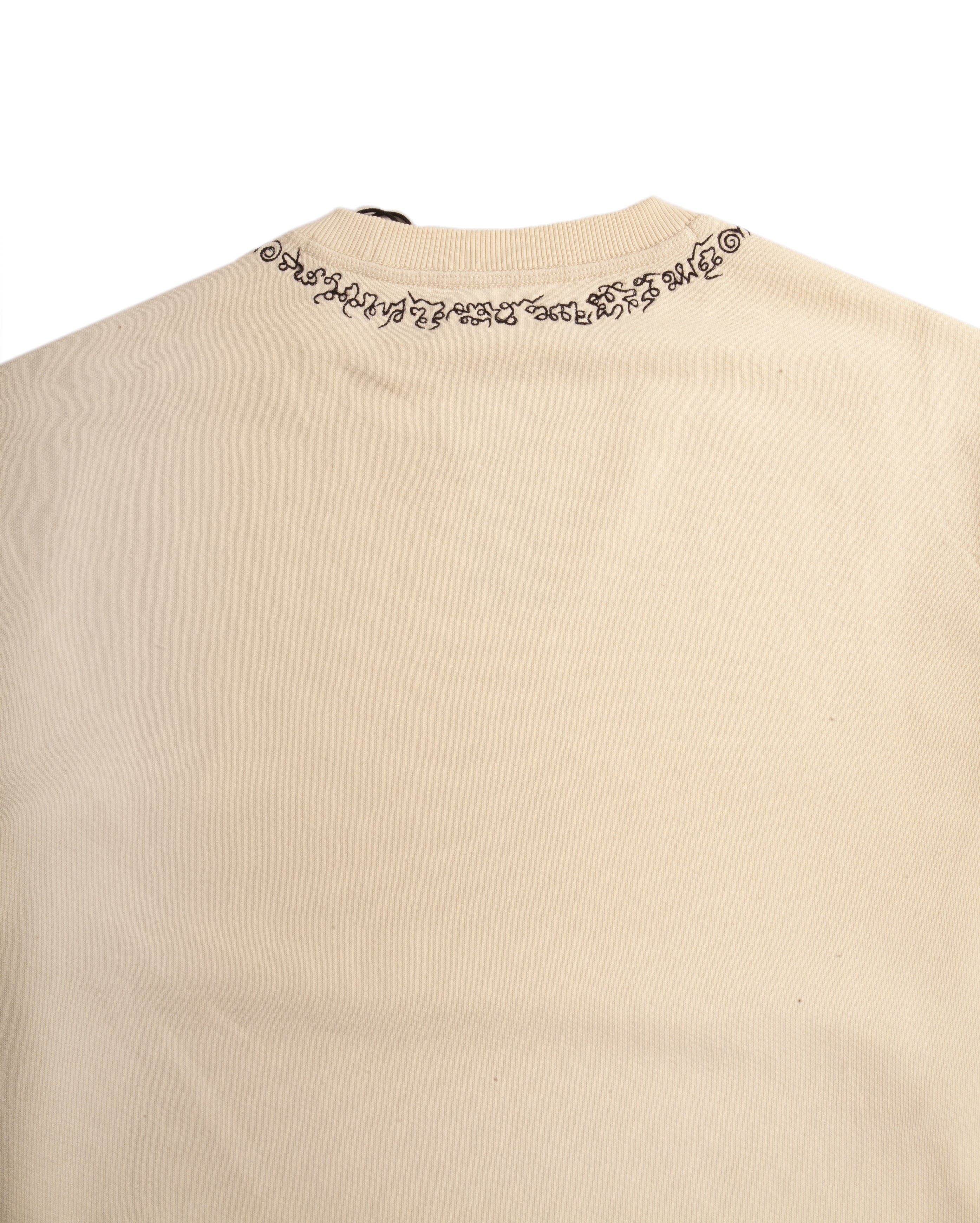 Sak Yant Organic Crew Sweat Ecru OUTLET - Starcowparis