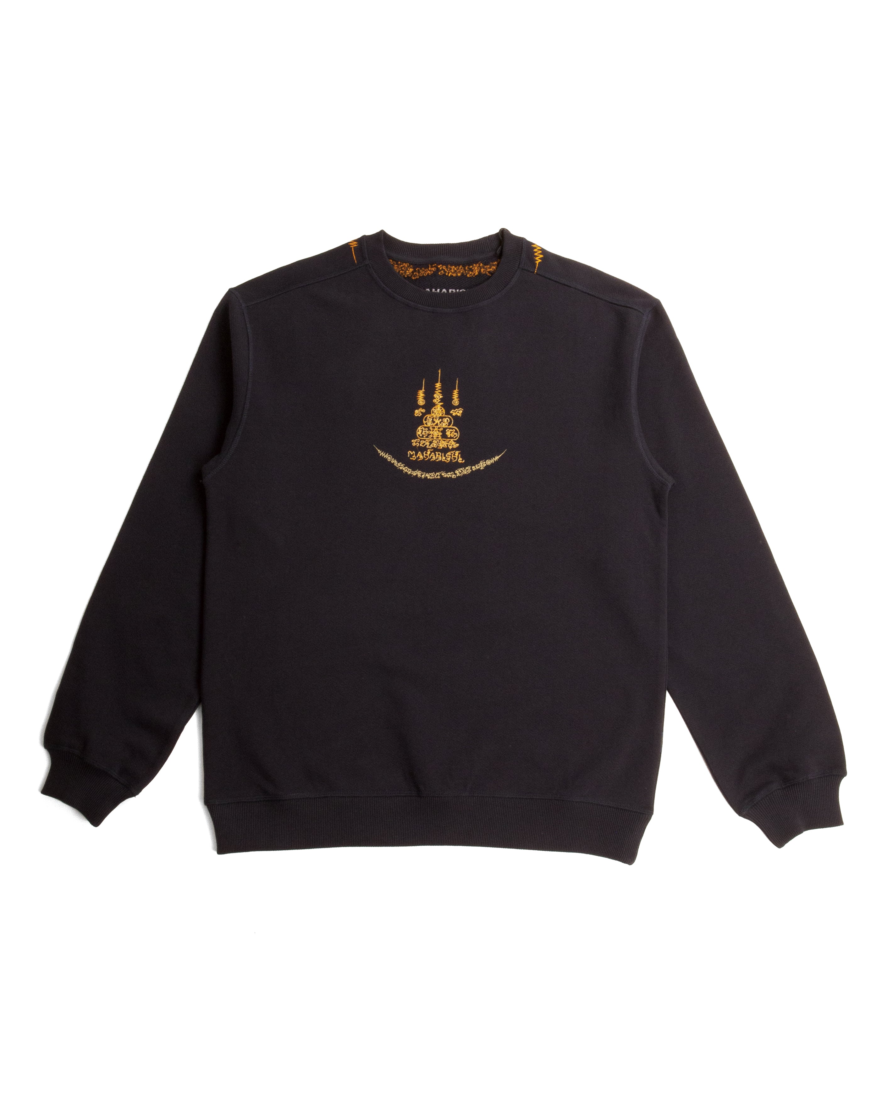Sak Yant Organic Crew Sweat Navy