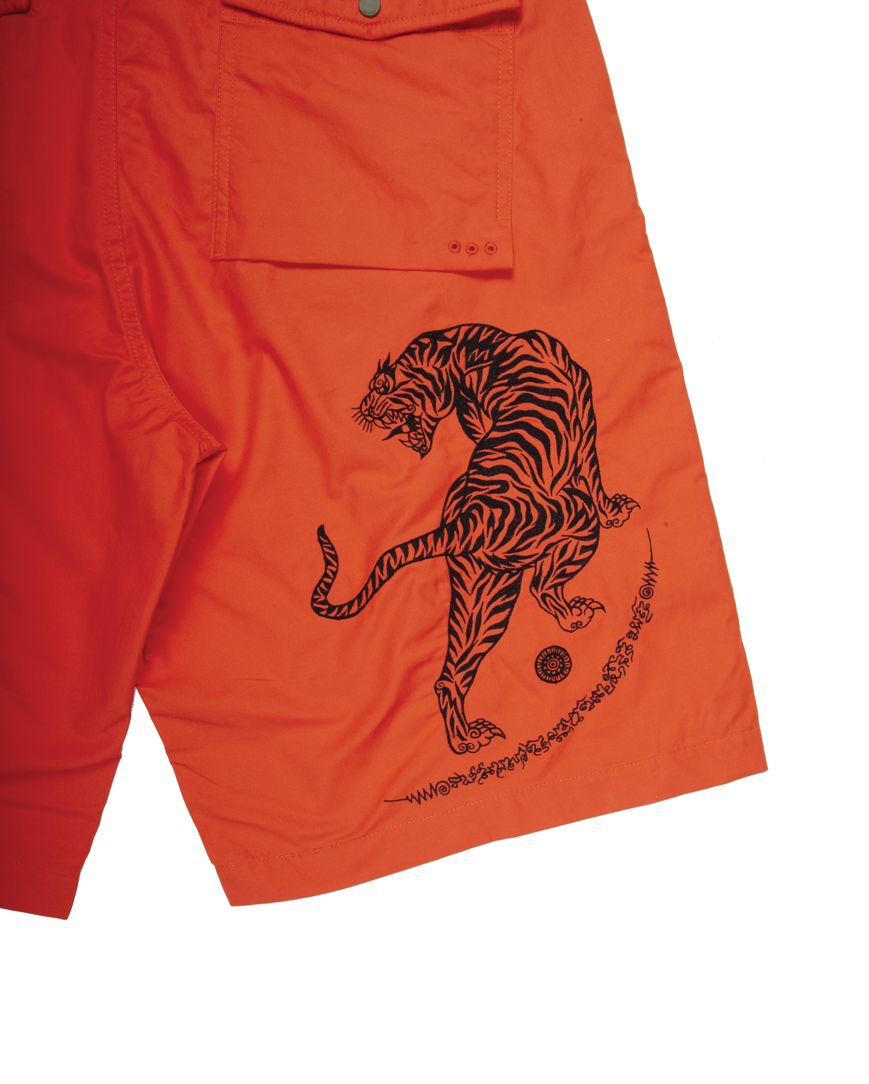 Sak Yant Tiger Loose Snoshort Blaze Orange OUTLET - Starcowparis