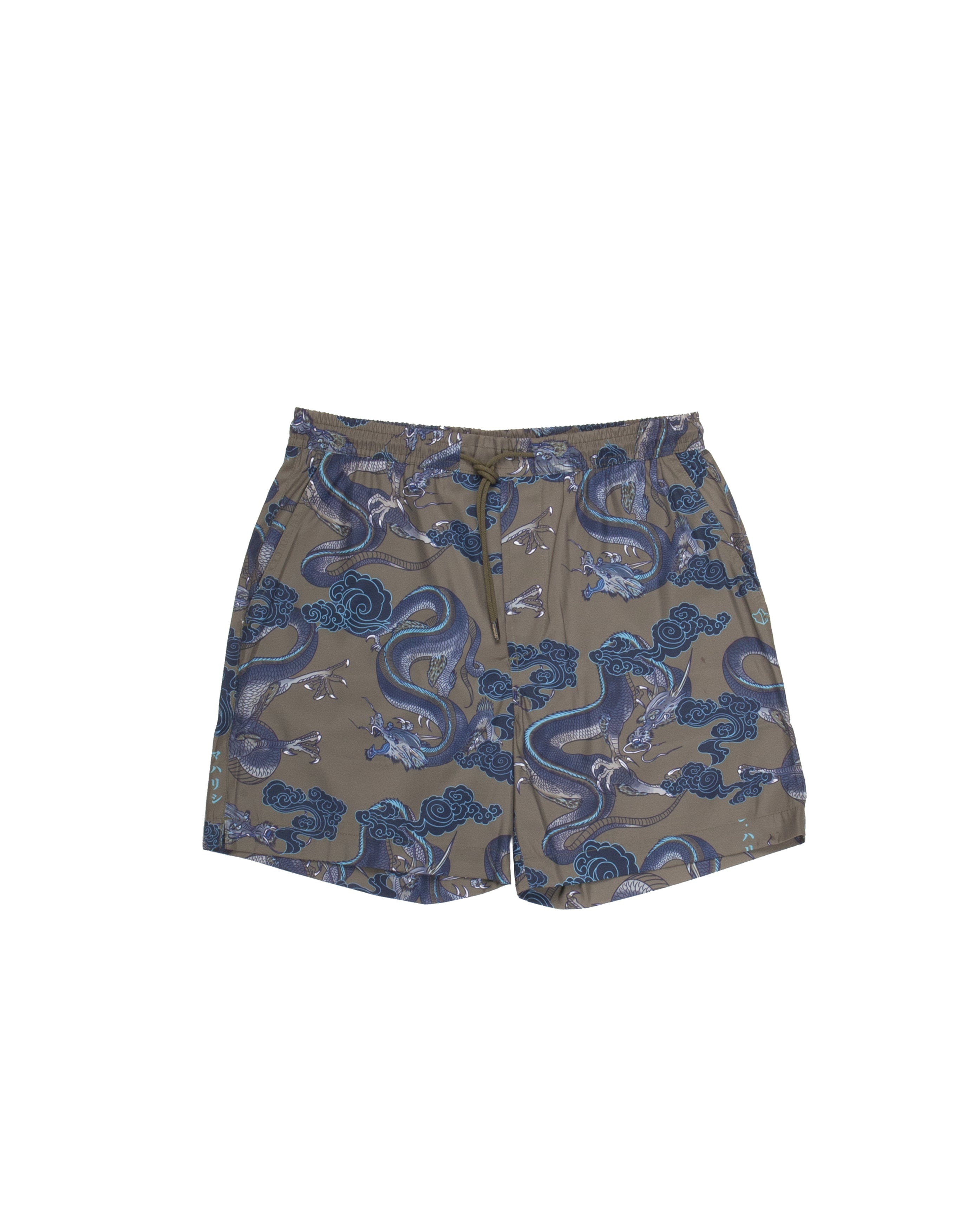 Thai Dragon Swimshort Newlife Olive