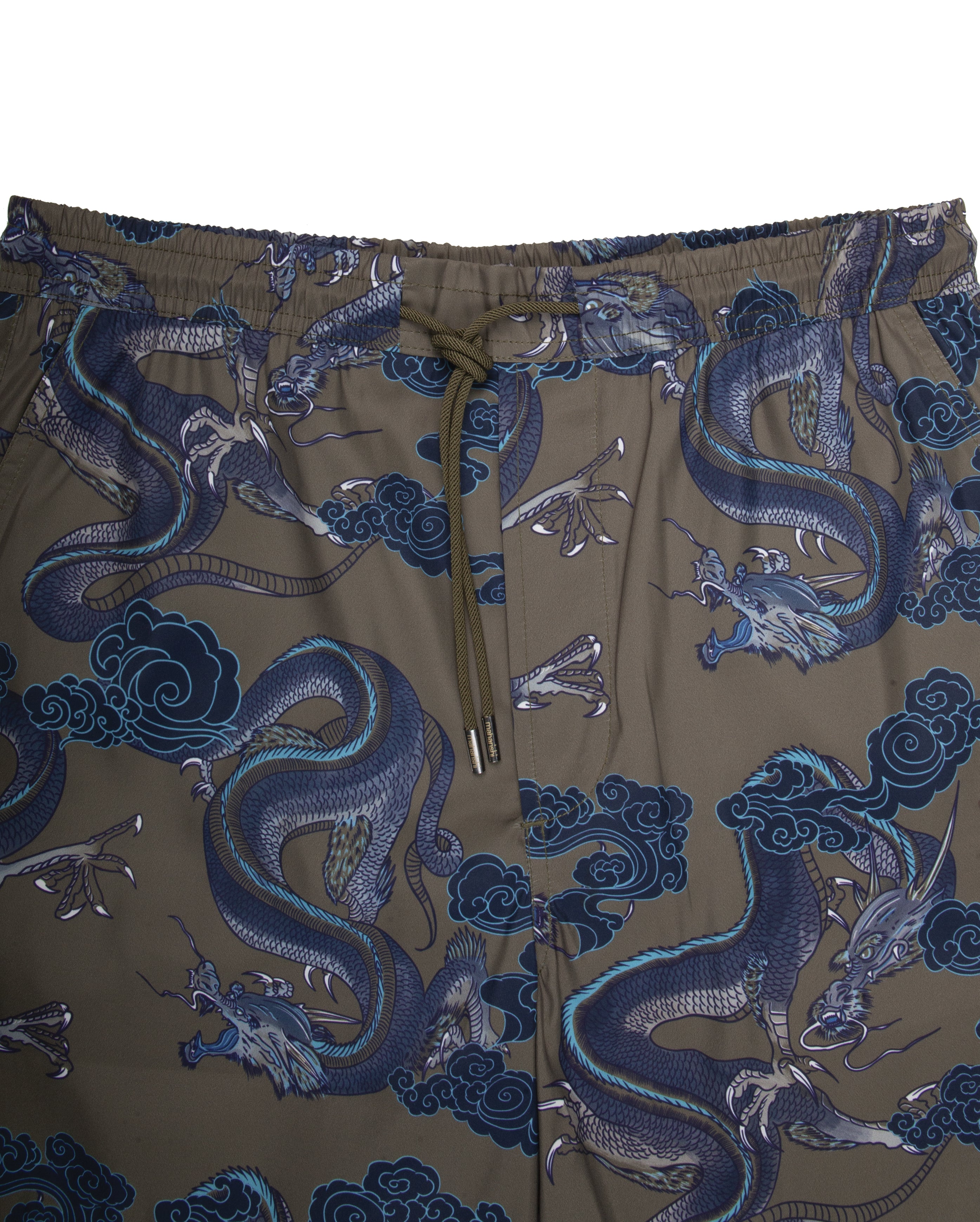 Thai Dragon Swimshort Newlife Olive