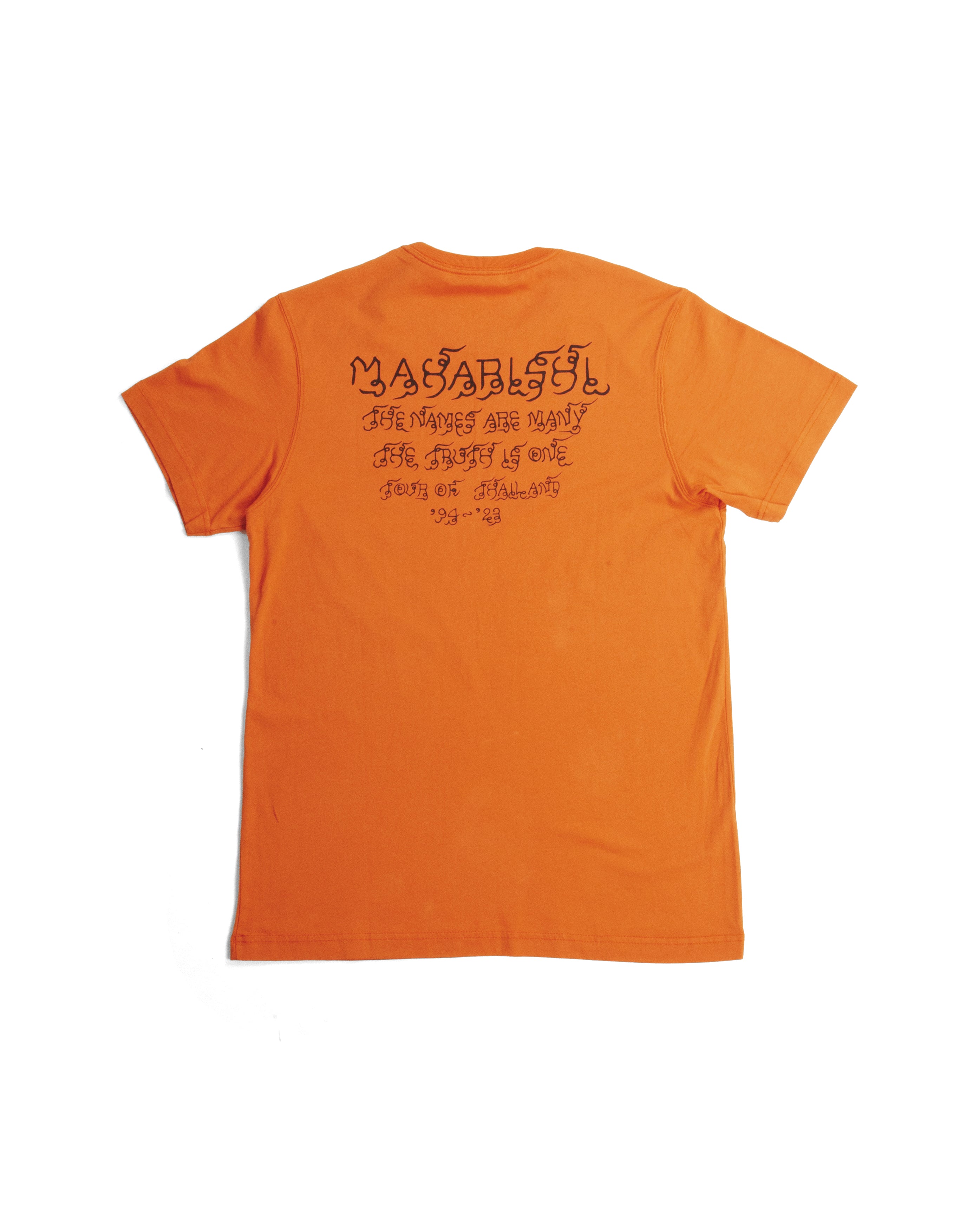 Thai Script Tee Rust OUTLET - Starcowparis