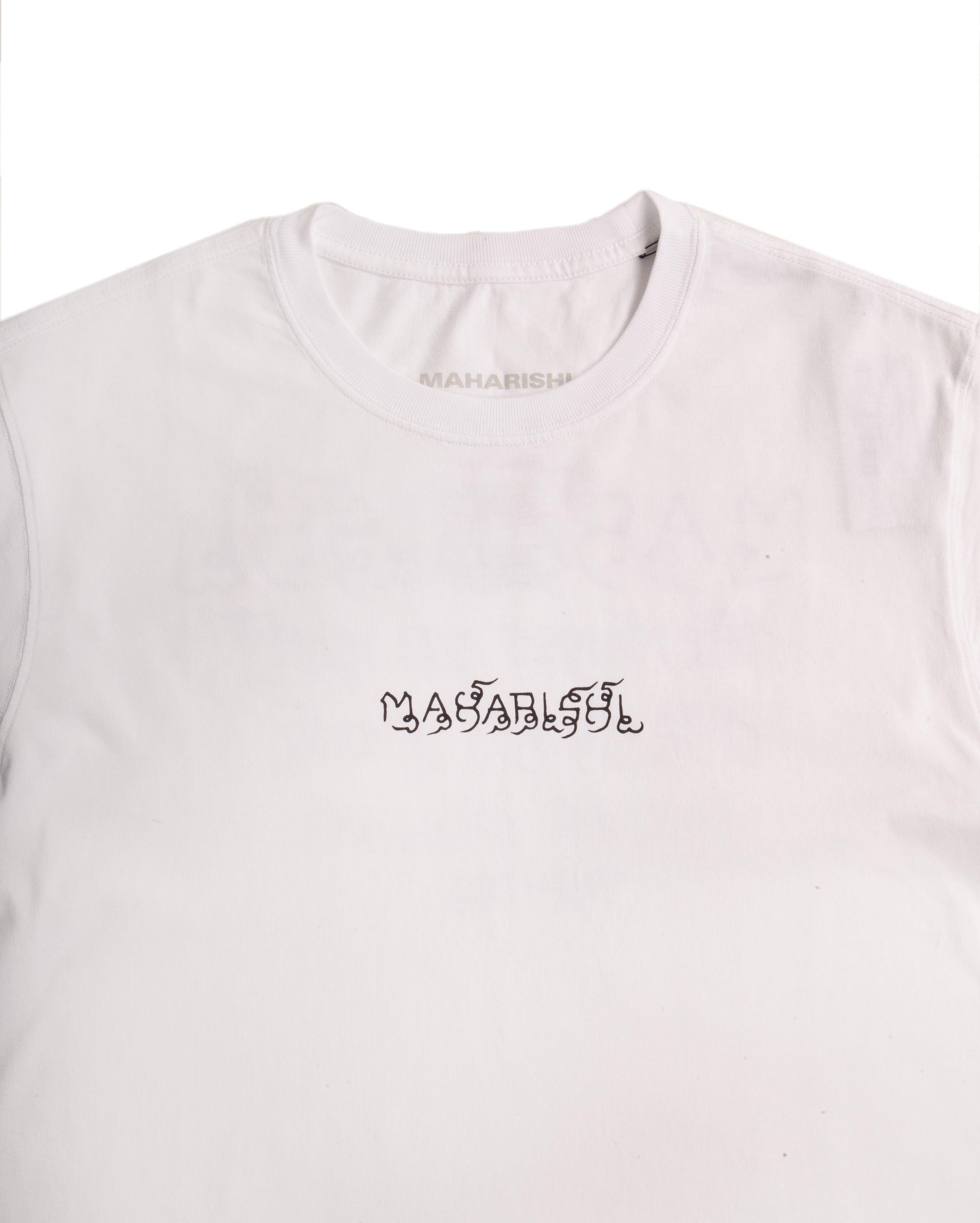 Thai Script Tee White