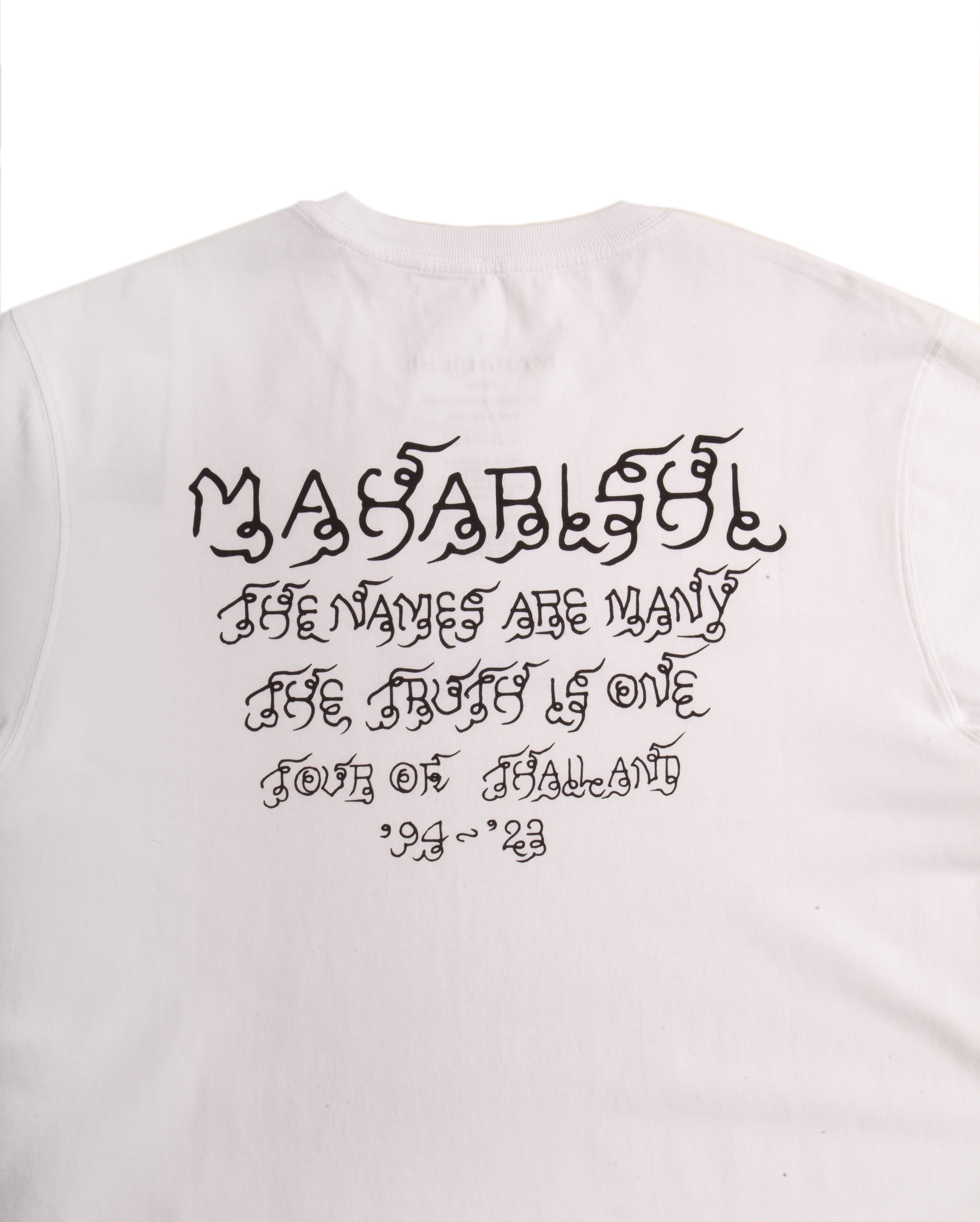 Thai Script Tee White