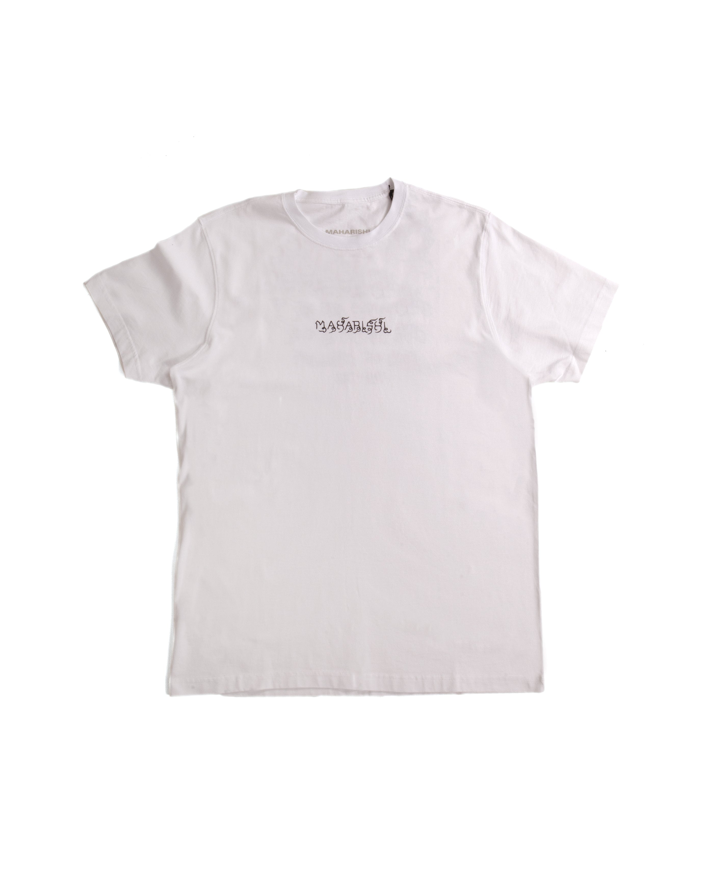 Thai Script Tee White