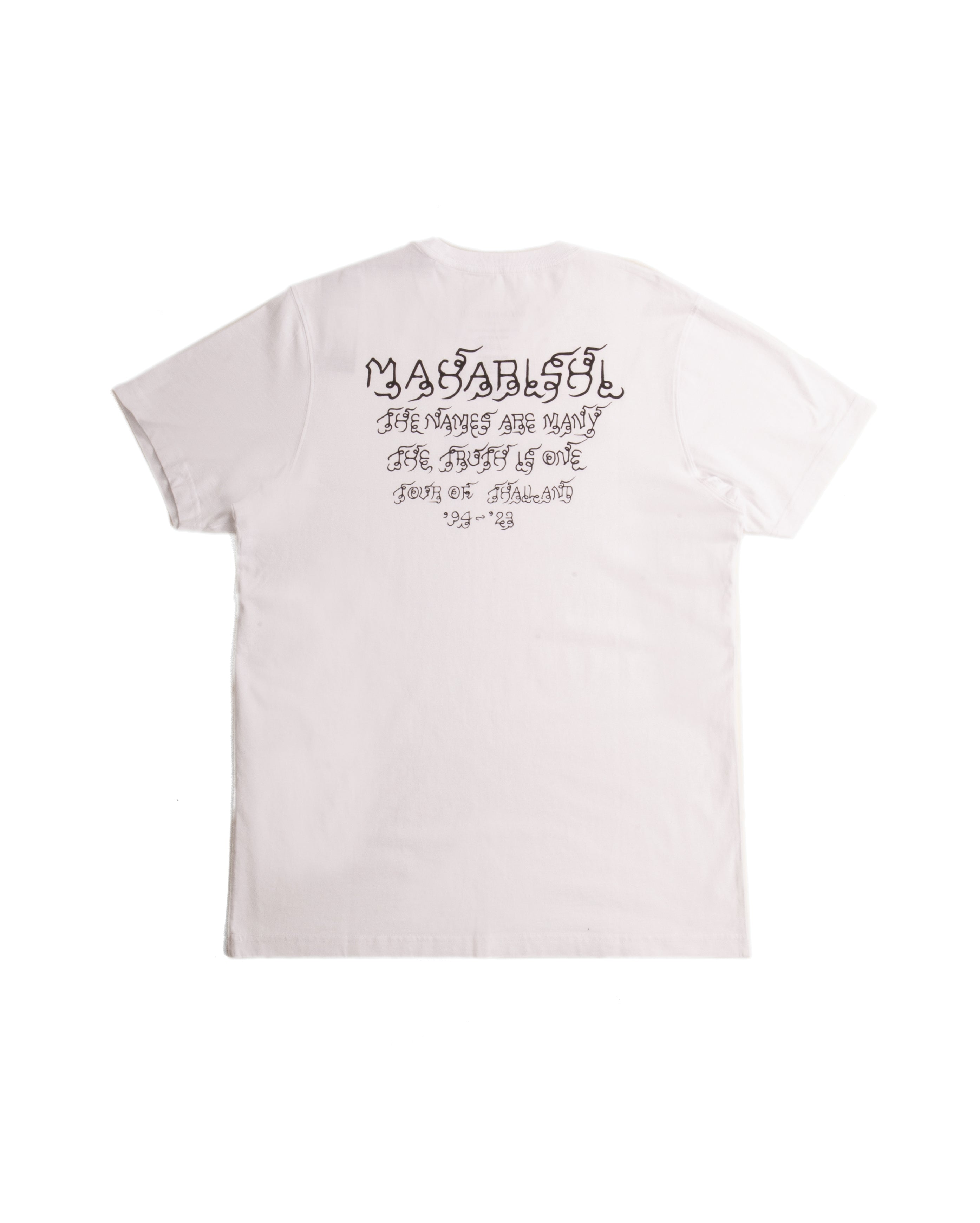 Thai Script Tee White