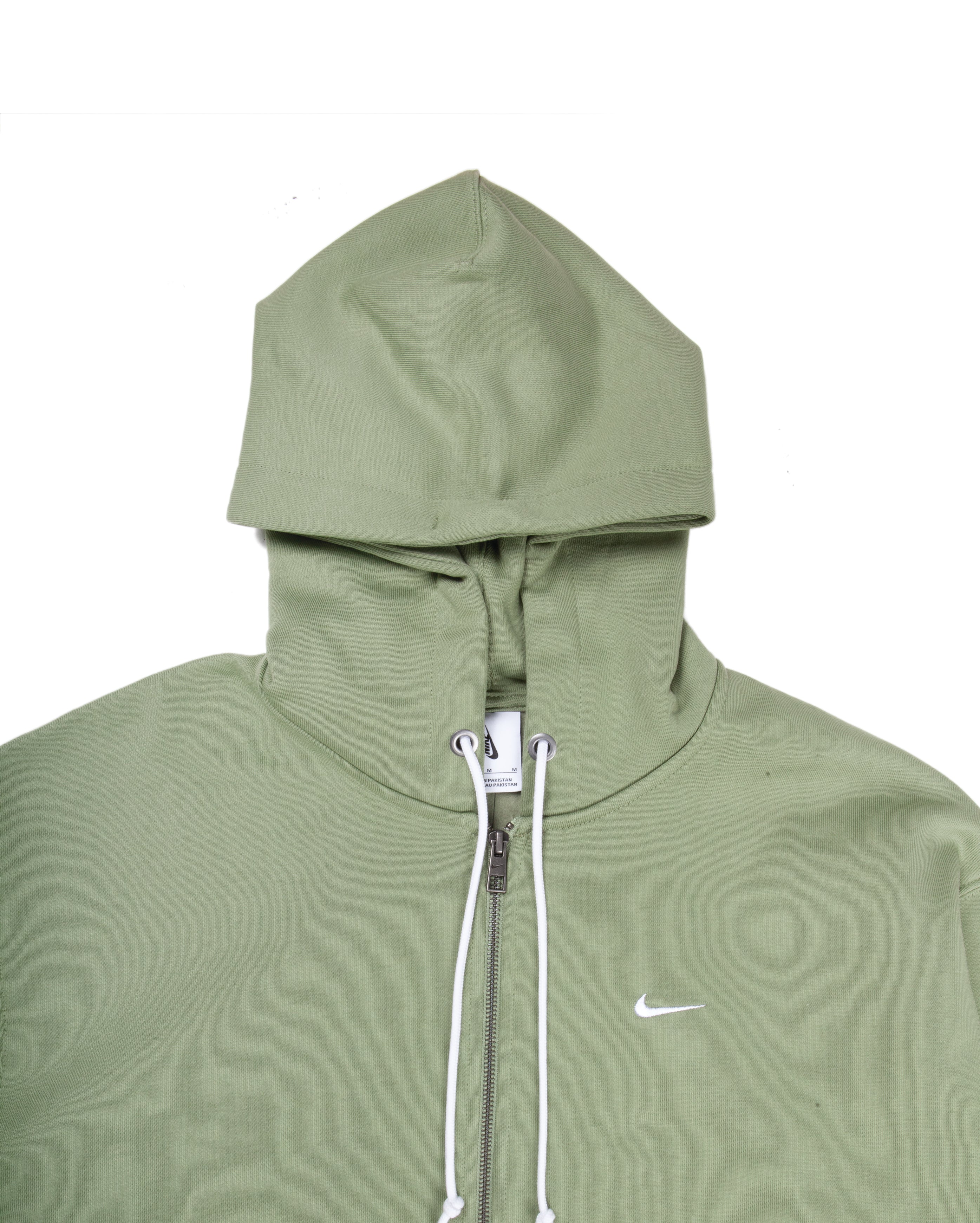 Soloswoosh FZ Hoodie Oil Green OUTLET
