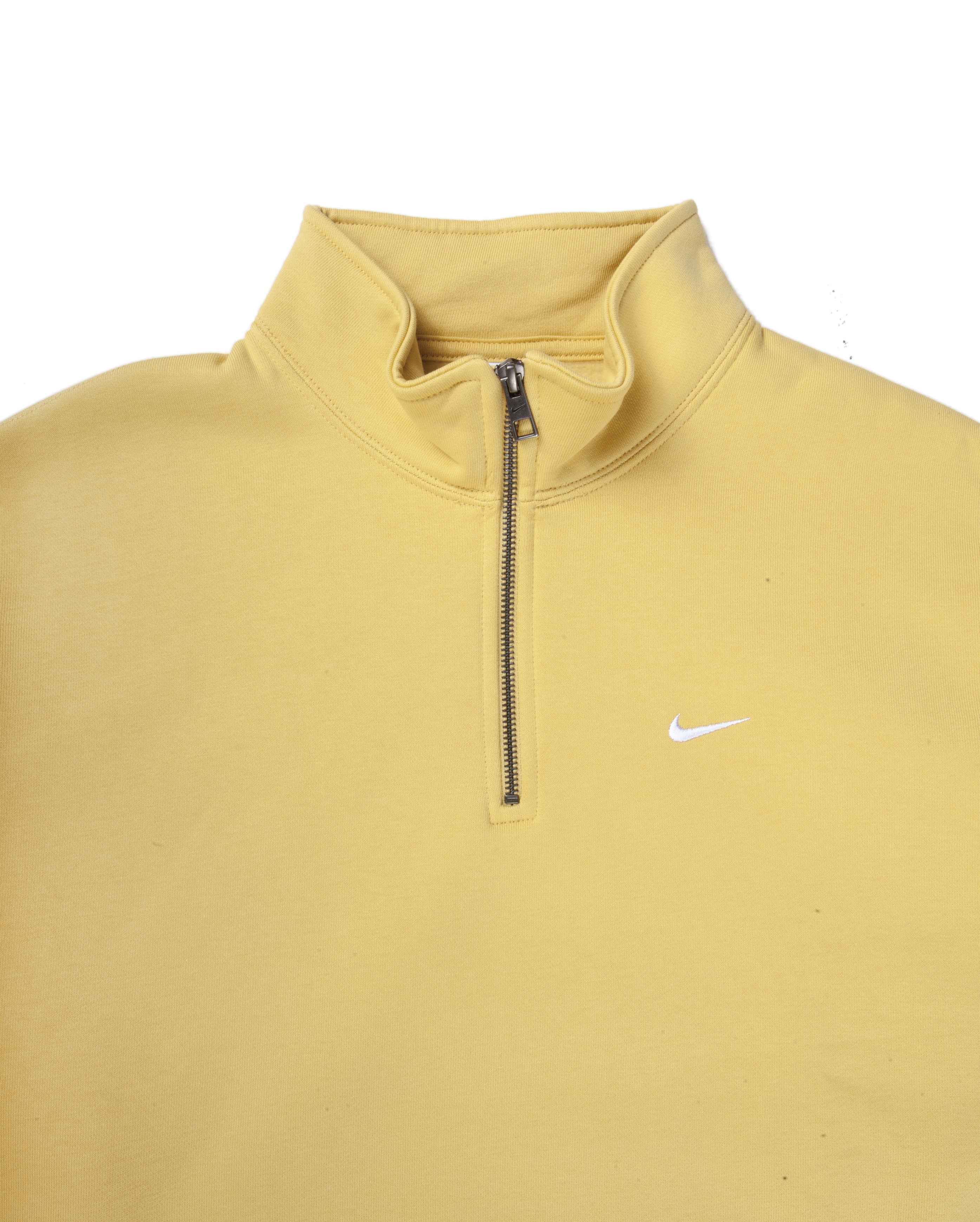 Soloswoosh Sweatshirt Zipped Collar Saturn Gold