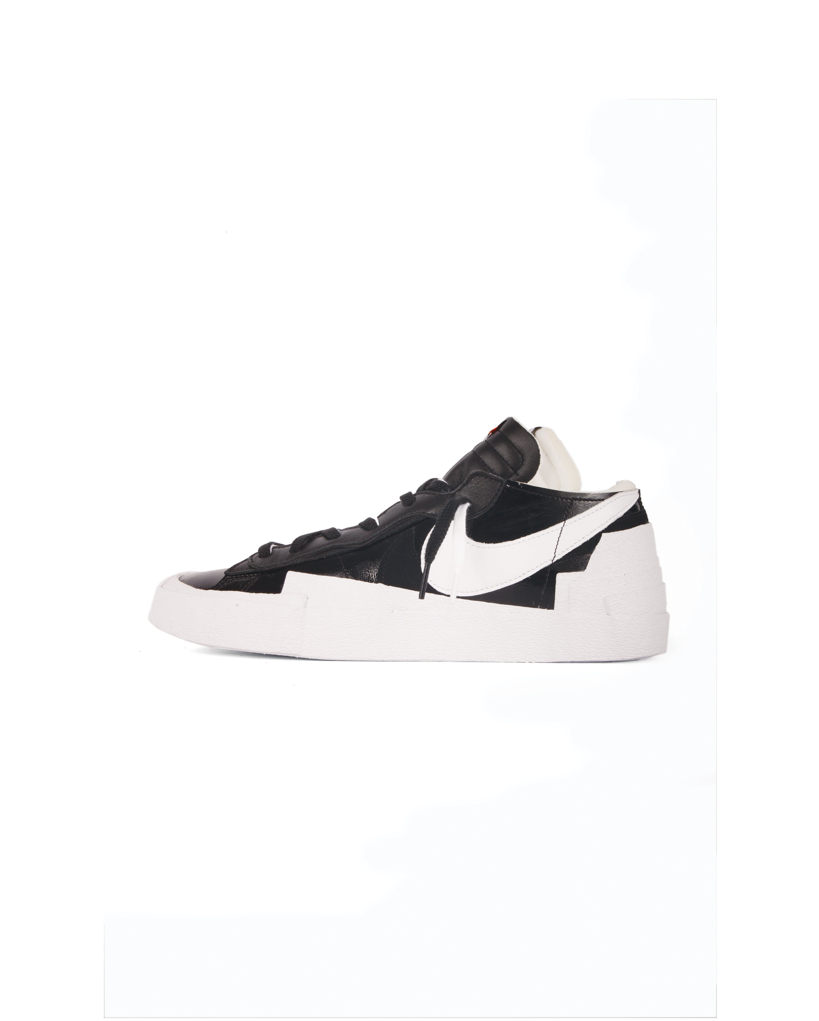 X Sacai Blazer Low Black Patent Leather OUTLET - Starcowparis